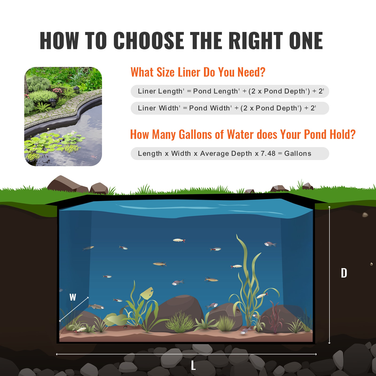 VEVOR CTFSMHSLLDPE1HJBGV0 Pond-Liner - View #7