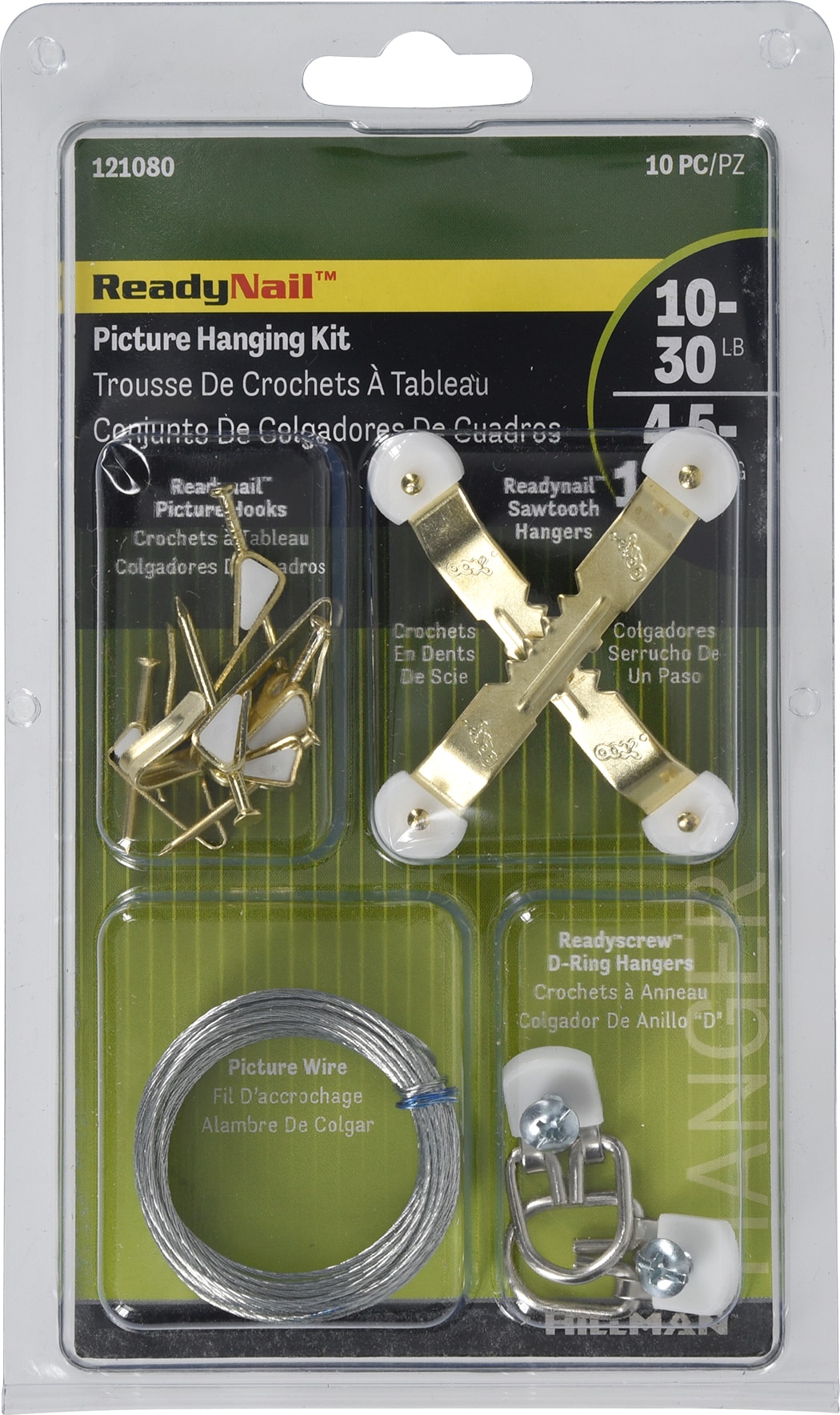 High & Mighty 20lb Picture Hanging Kit