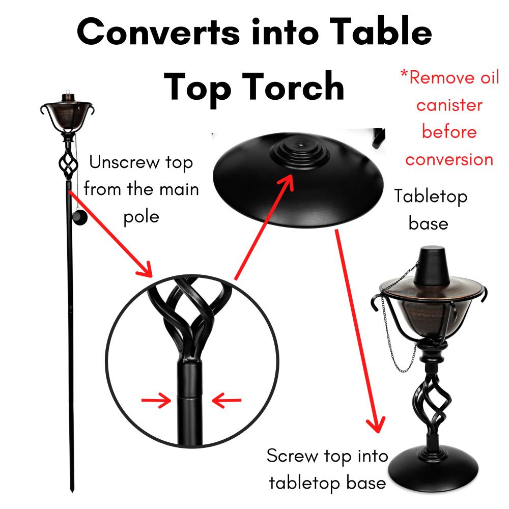 BirdRock Home 11267 Citronella-Torches - View #5