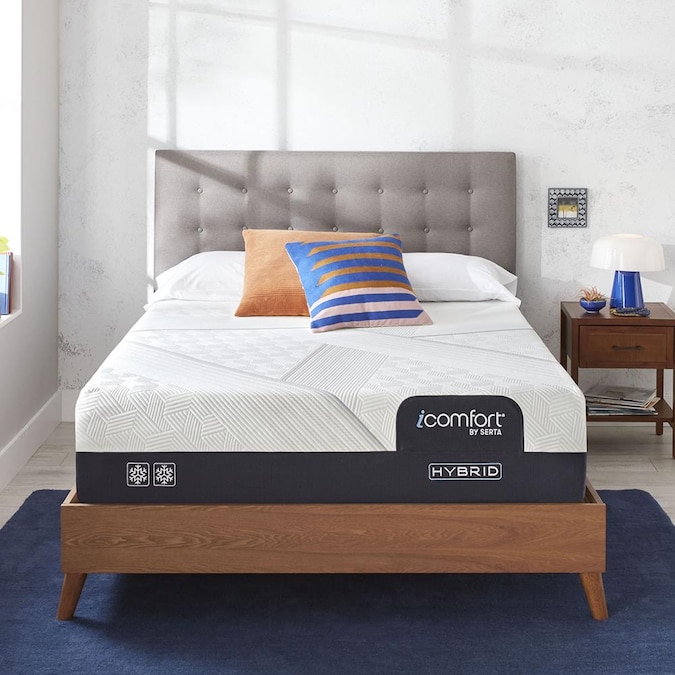 Serta Icomfort 12 In Queen Hybrid, Icomfort Bed Frame