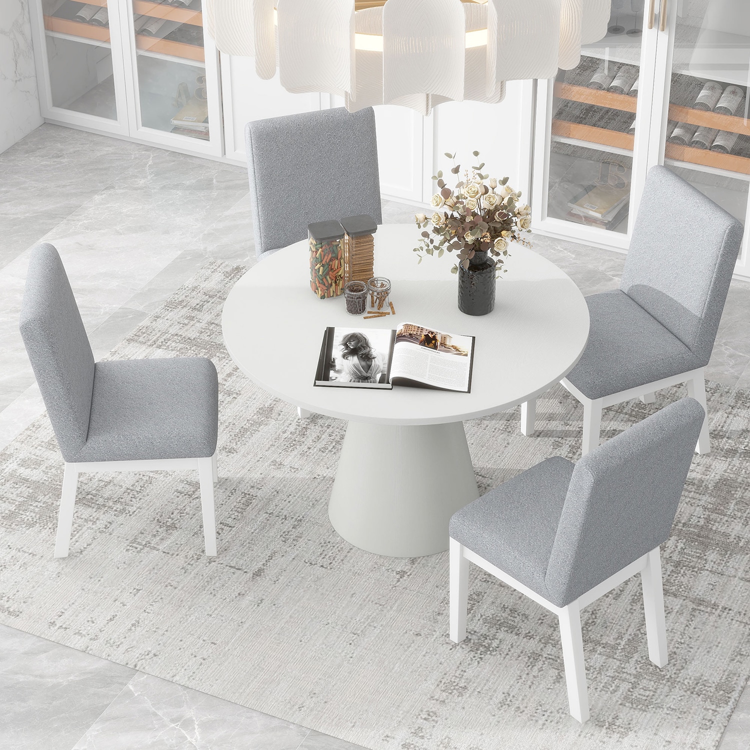 SINOFURN SYA010266WT Dining-Sets - View #11