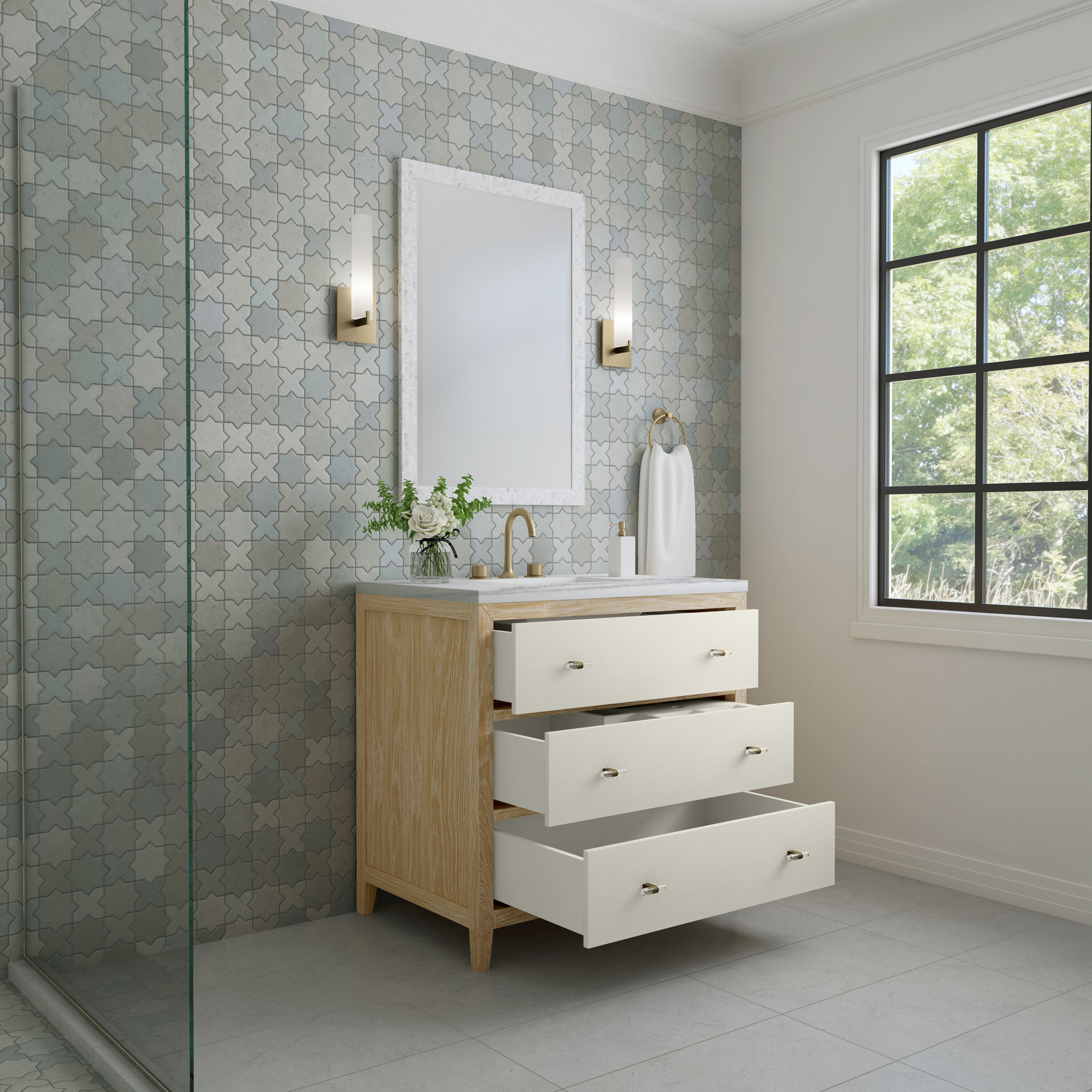 James Martin Vanities D604-V36-SHG-3AF Bath-Vanity-Combo - View #4