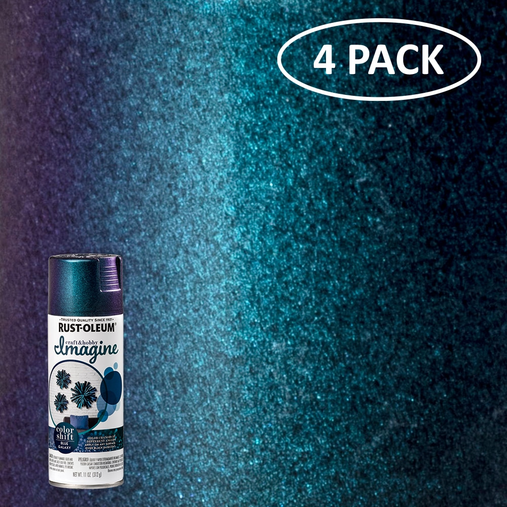 Rust-Oleum Imagine 4-Pack Gloss Blue Galaxy Spray Paint (NET WT. 11-oz ) in  the Spray Paint department at