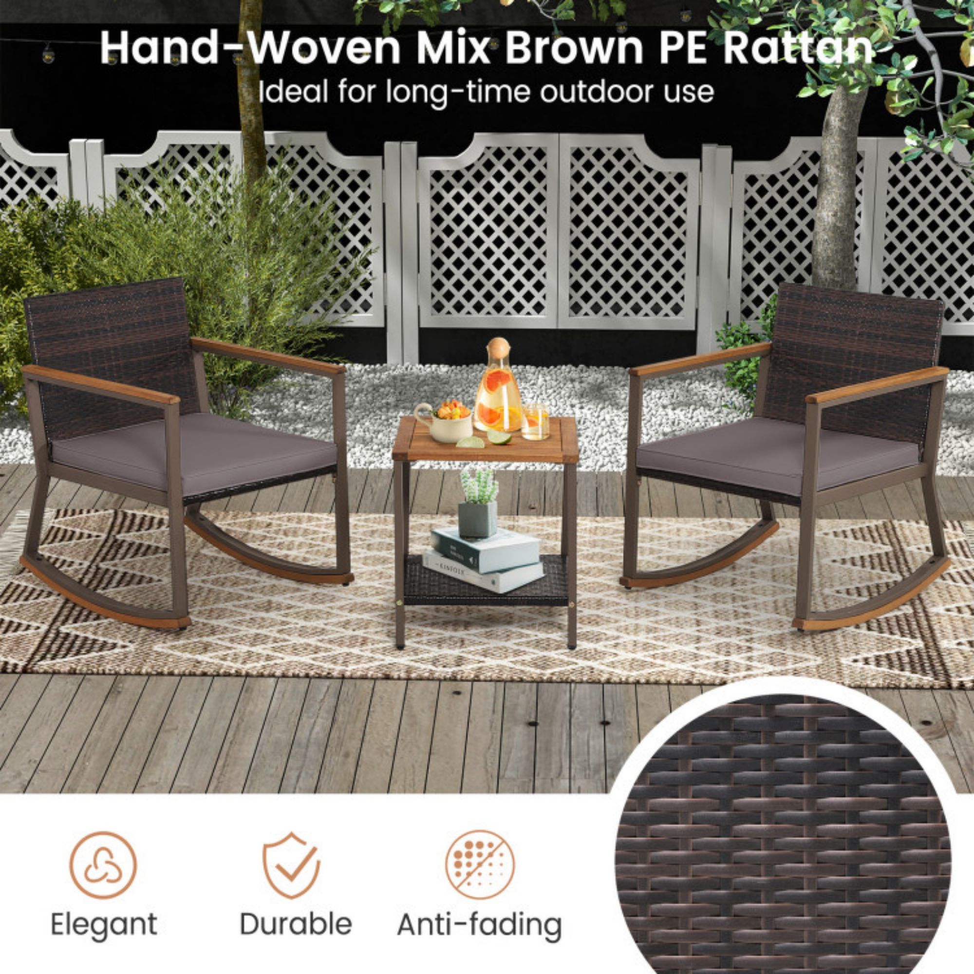 Clihome CWCH-HW63AC850BN Patio-Conversation-Sets - View #8