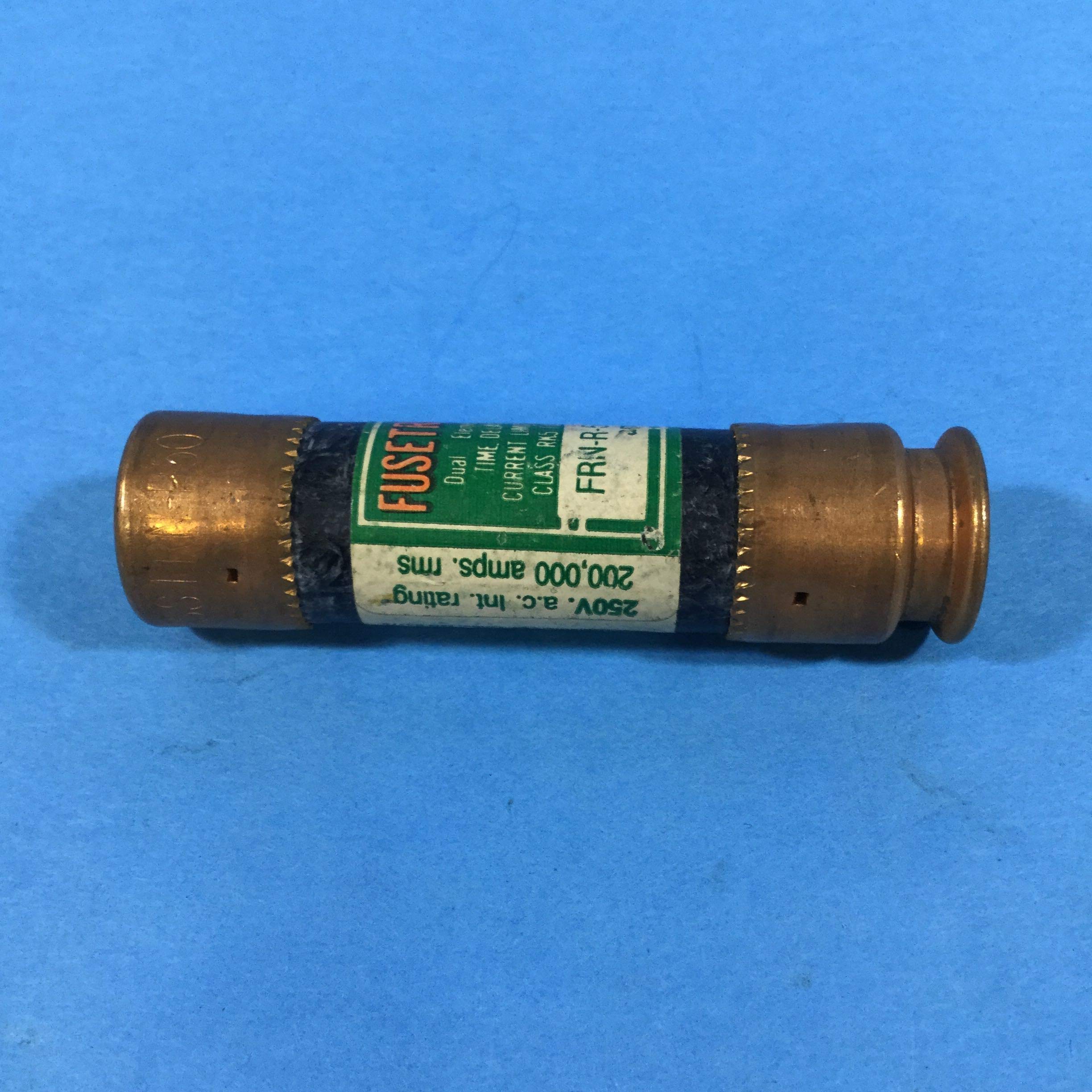 Bussmann FRN-R-50 Time-Delay Dual-Element Fuse Cartridge 50 A 250 V 20. ...