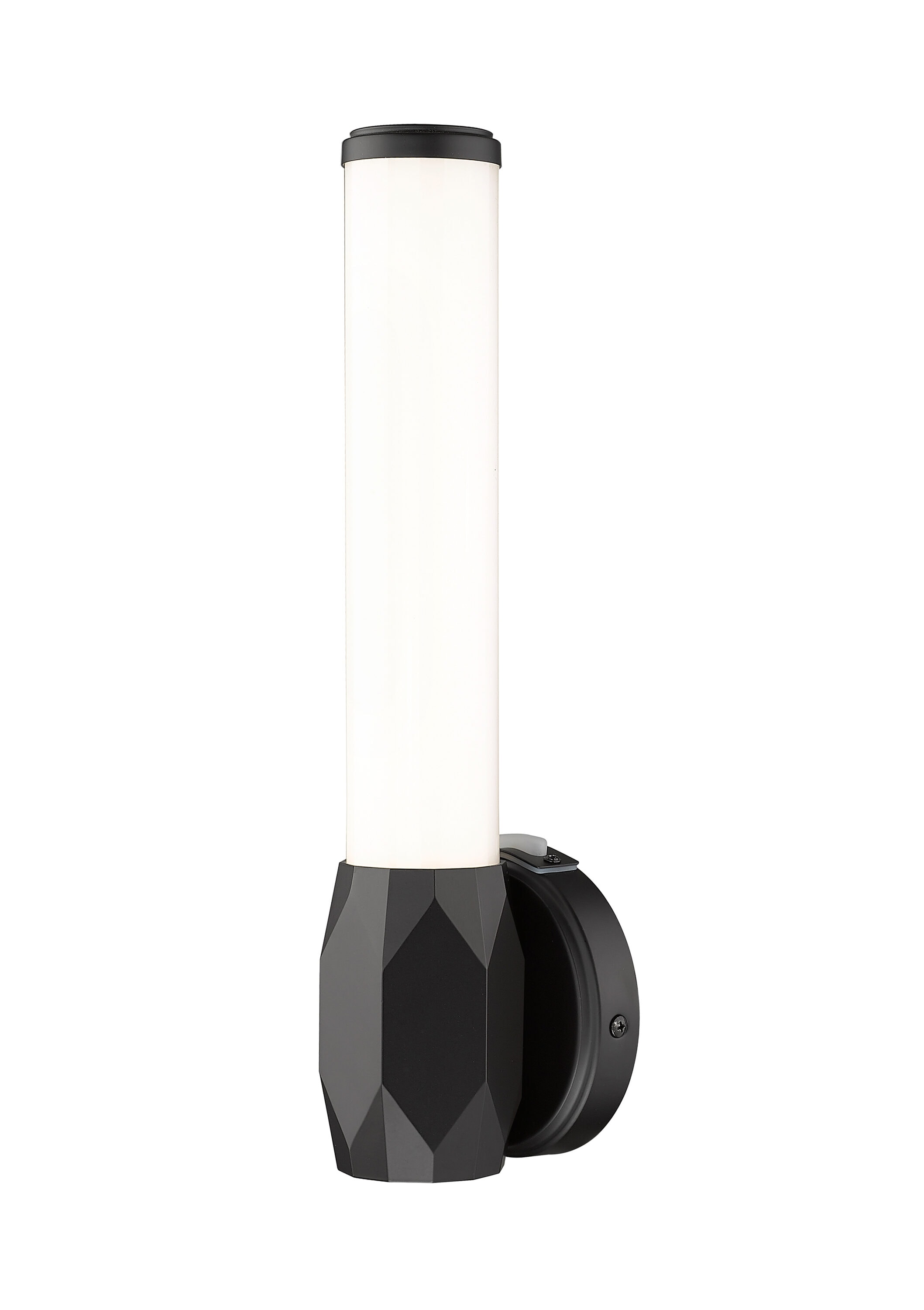 Z-Lite 1010-1S-MB-LED Cooper 4.75-in 1 -Light Matte Black Integrated LED Modern/contemporary Vanity light