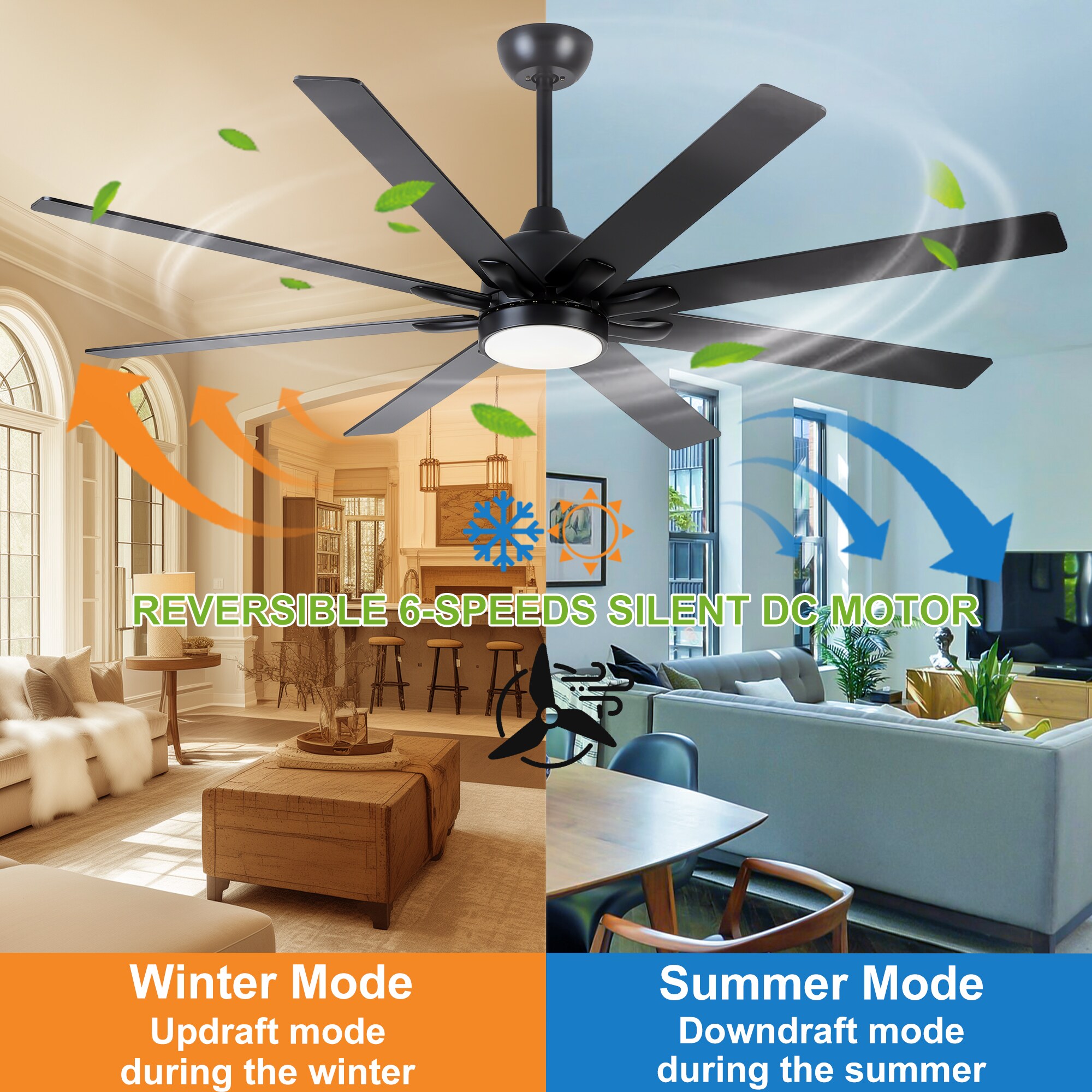 Tenleaf LIGHT0413-460-1 Ceiling-Fans - View #6