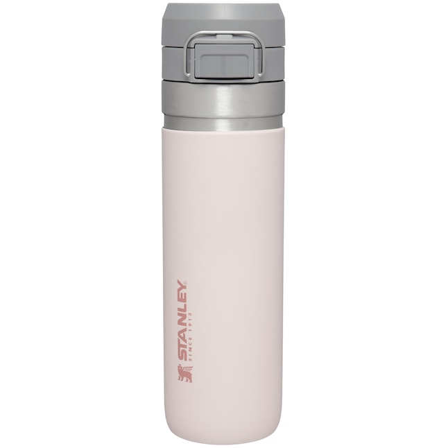 Stanley QF BOTTLE 24-OZ ROSE QUARTZ Insulated Stainless Steel Water Bottle  in the Water Bottles & Mugs department at