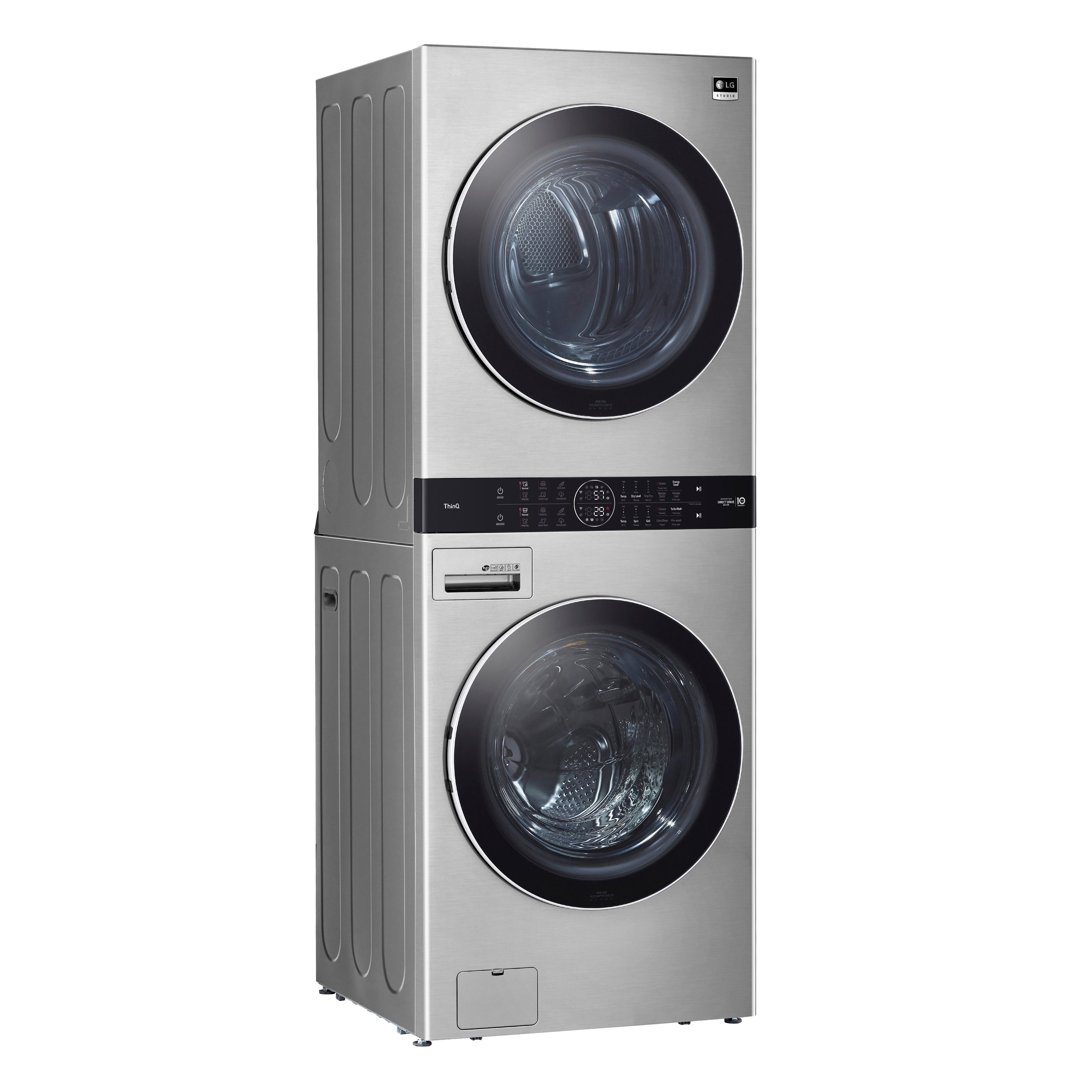 LG STUDIO Wash Tower Gas Stacked Laundry Center with 5-cu ft Washer and  7.4-cu ft Dryer (ENERGY STAR) in the Stacked Laundry Centers department at