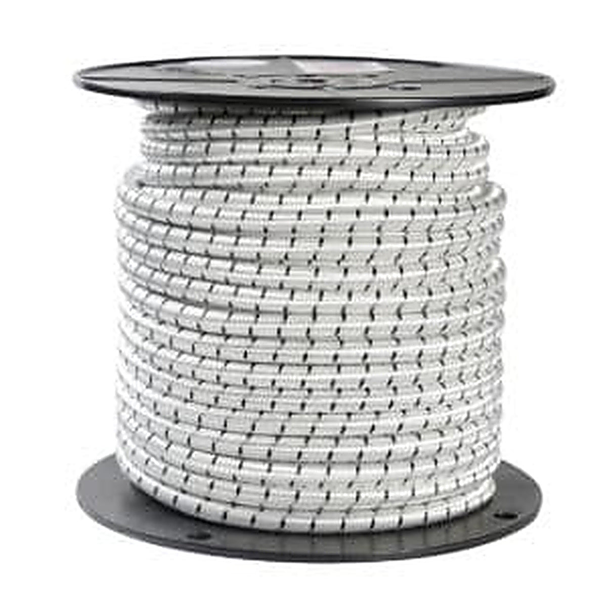 ROPE Elastic Shock Cord 3/16 x 1000 ft White and Black - Polyester ...