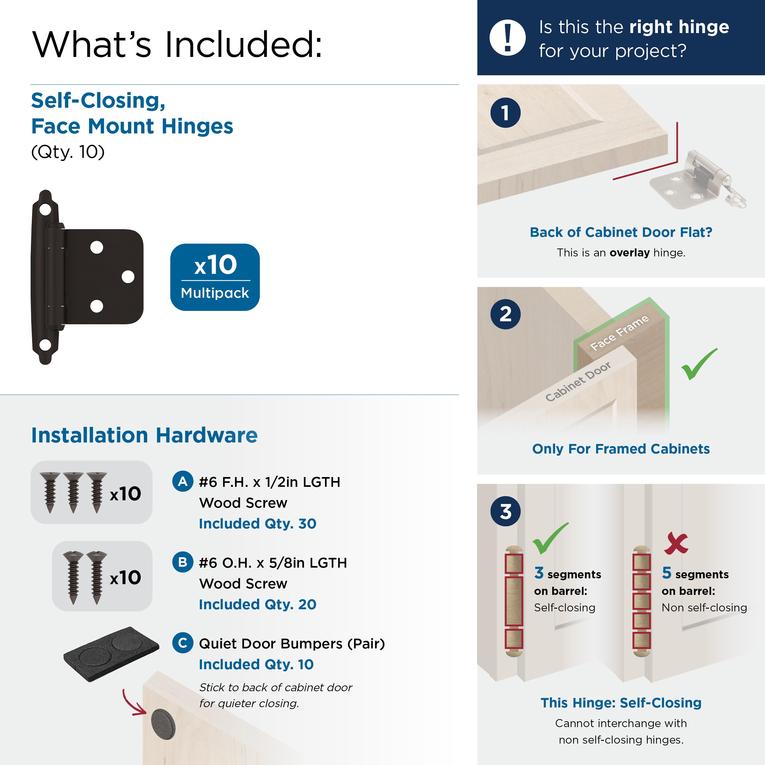Amerock TENR3429ORB Cabinet-Hinges - View #4