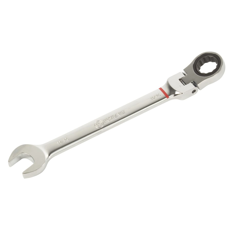 Kobalt 11/16-in Metric Flexible Head Ratchet Wrench in the Ratchet ...