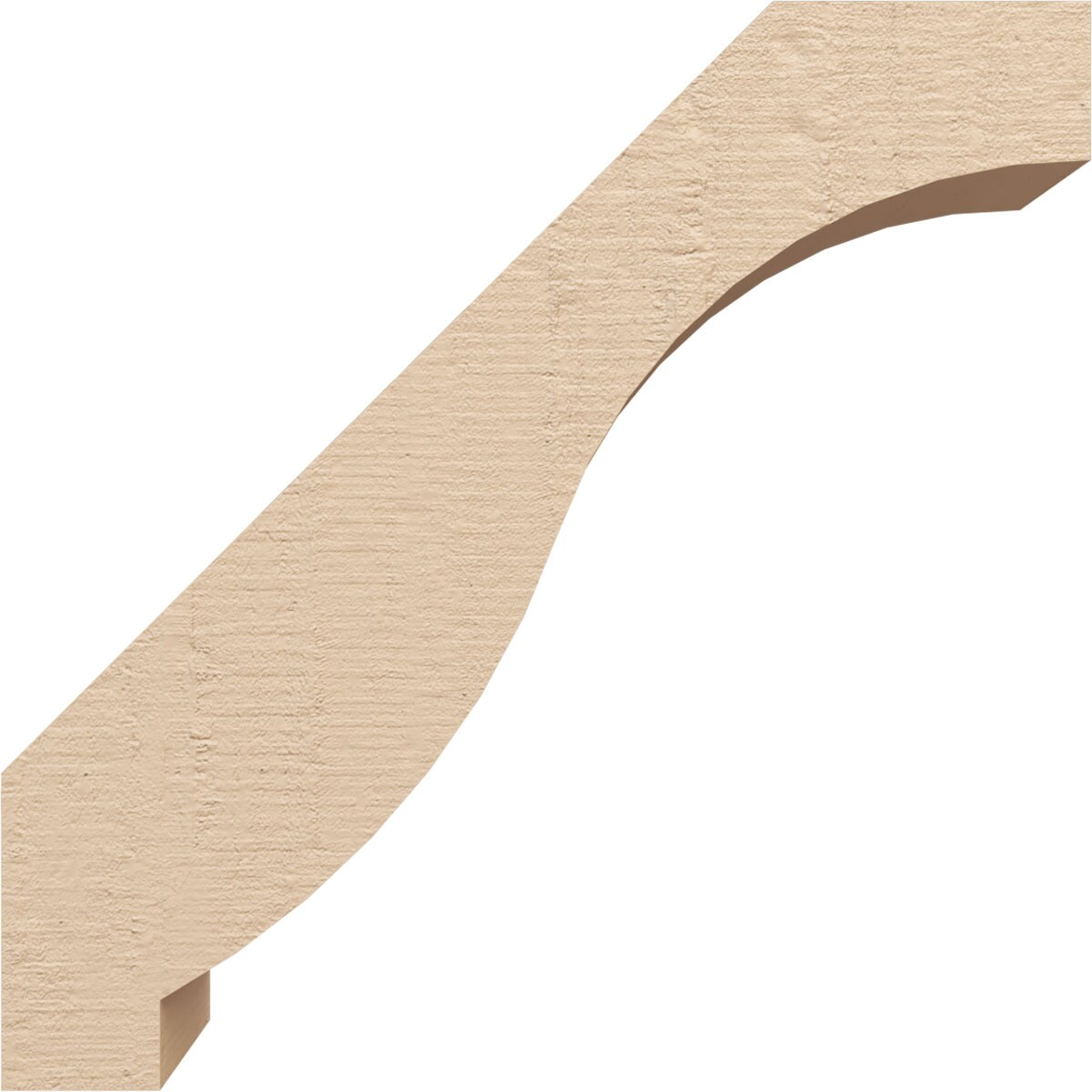 Ekena Millwork BRCUR05X14X14BKRRCPR braces - View #4