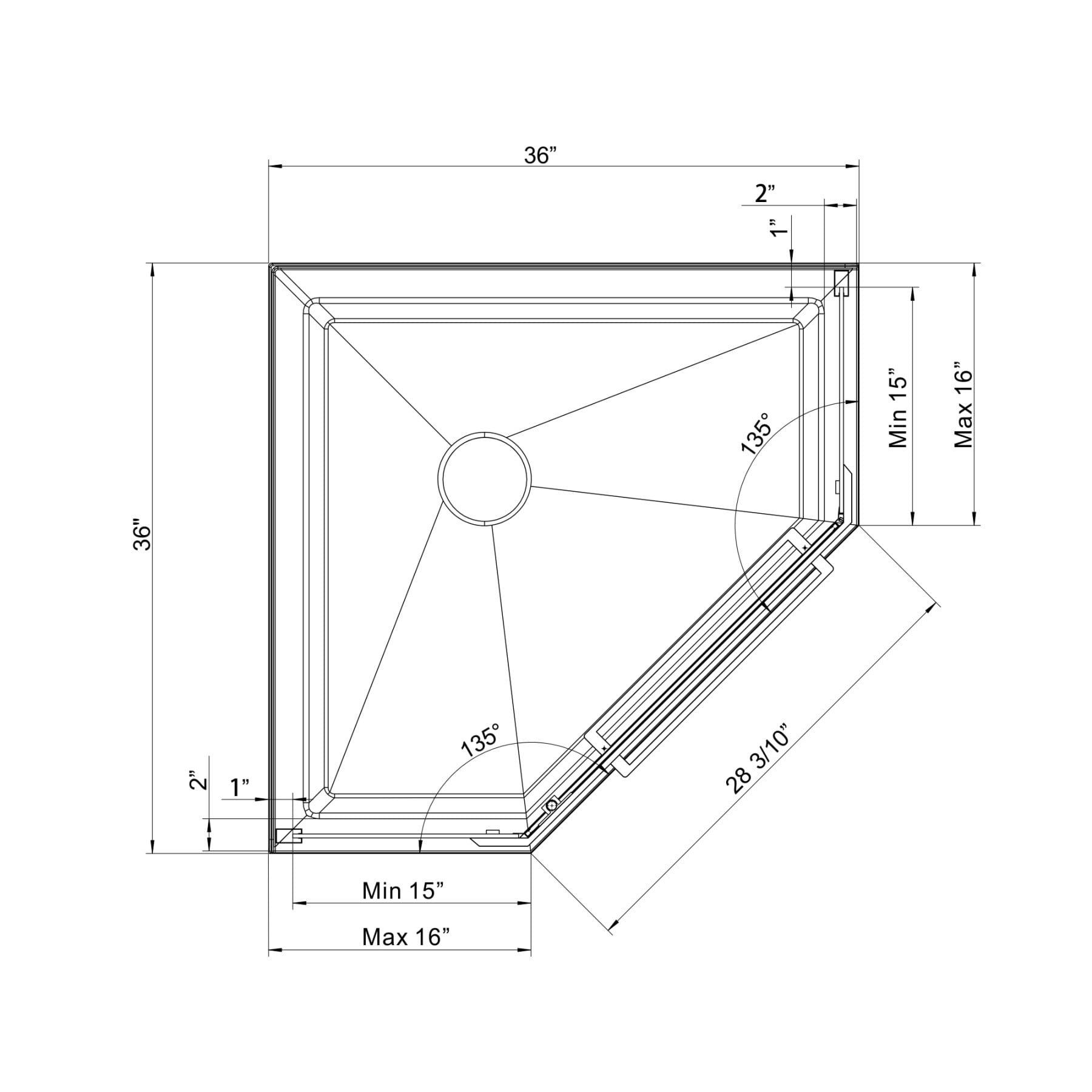 Dexmalle D163147917 Shower-Floors - View #4