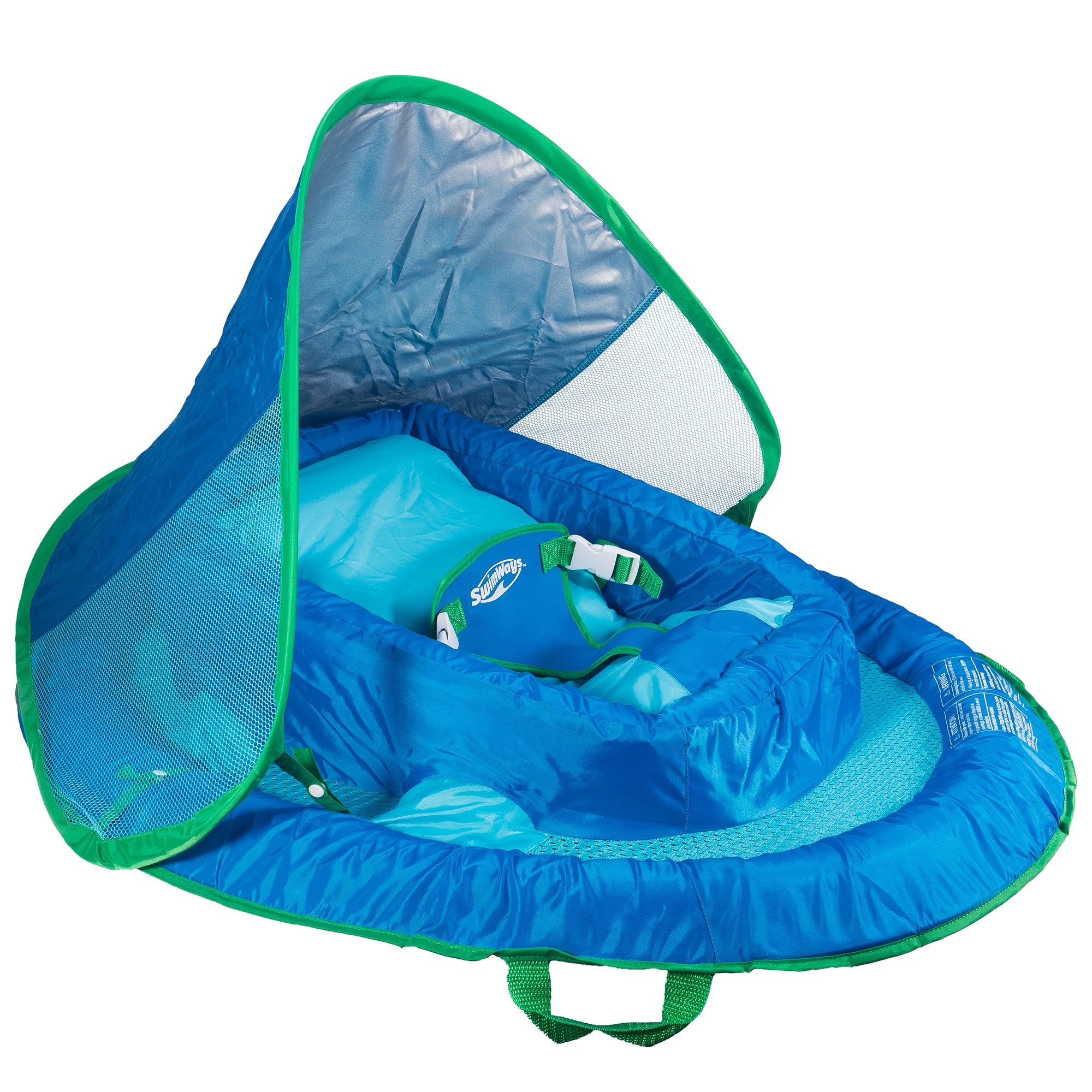 SwimWays 128949 1-Seat Blue Infant Float