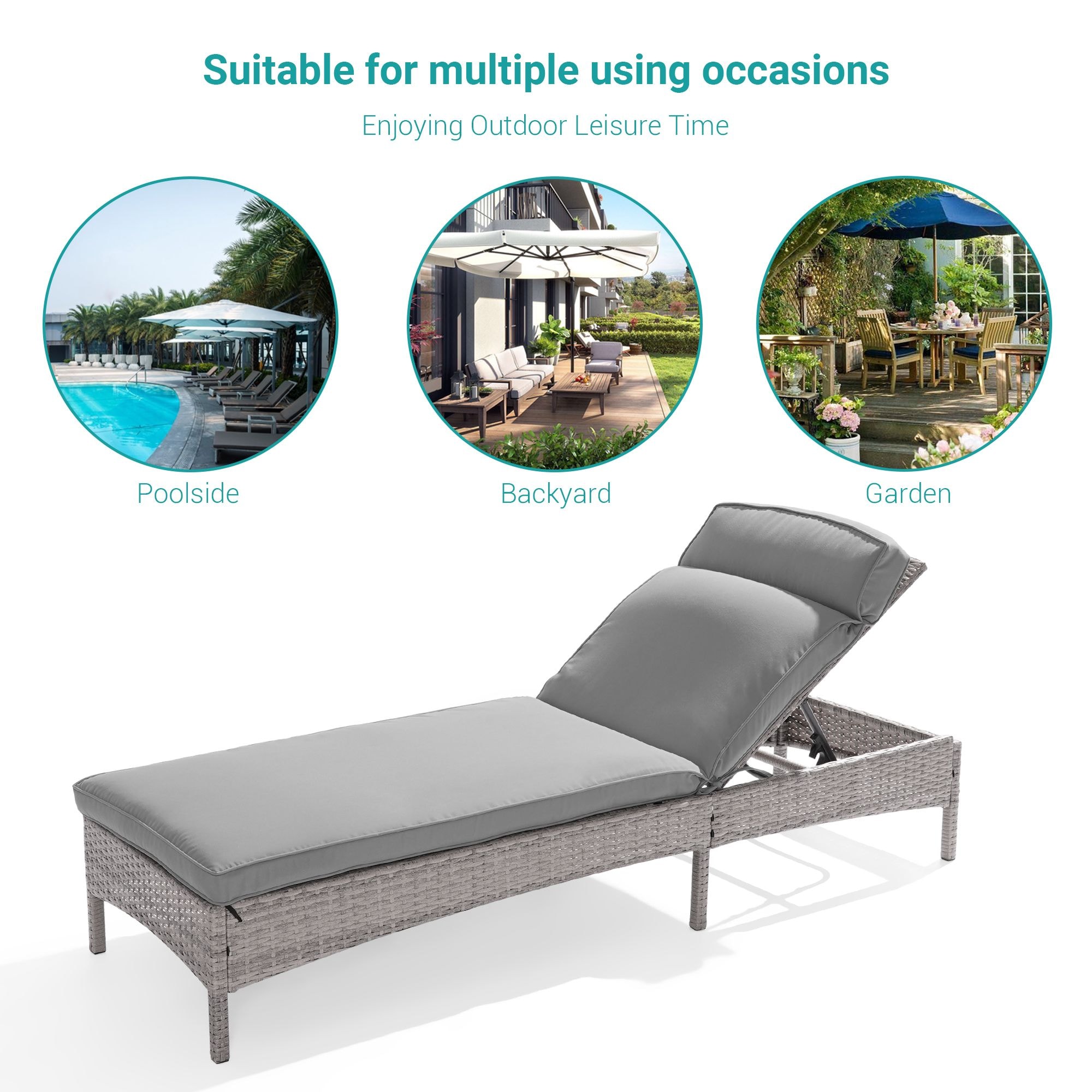 Sonkuki SD-LC-723-GY Patio-Chairs - View #7