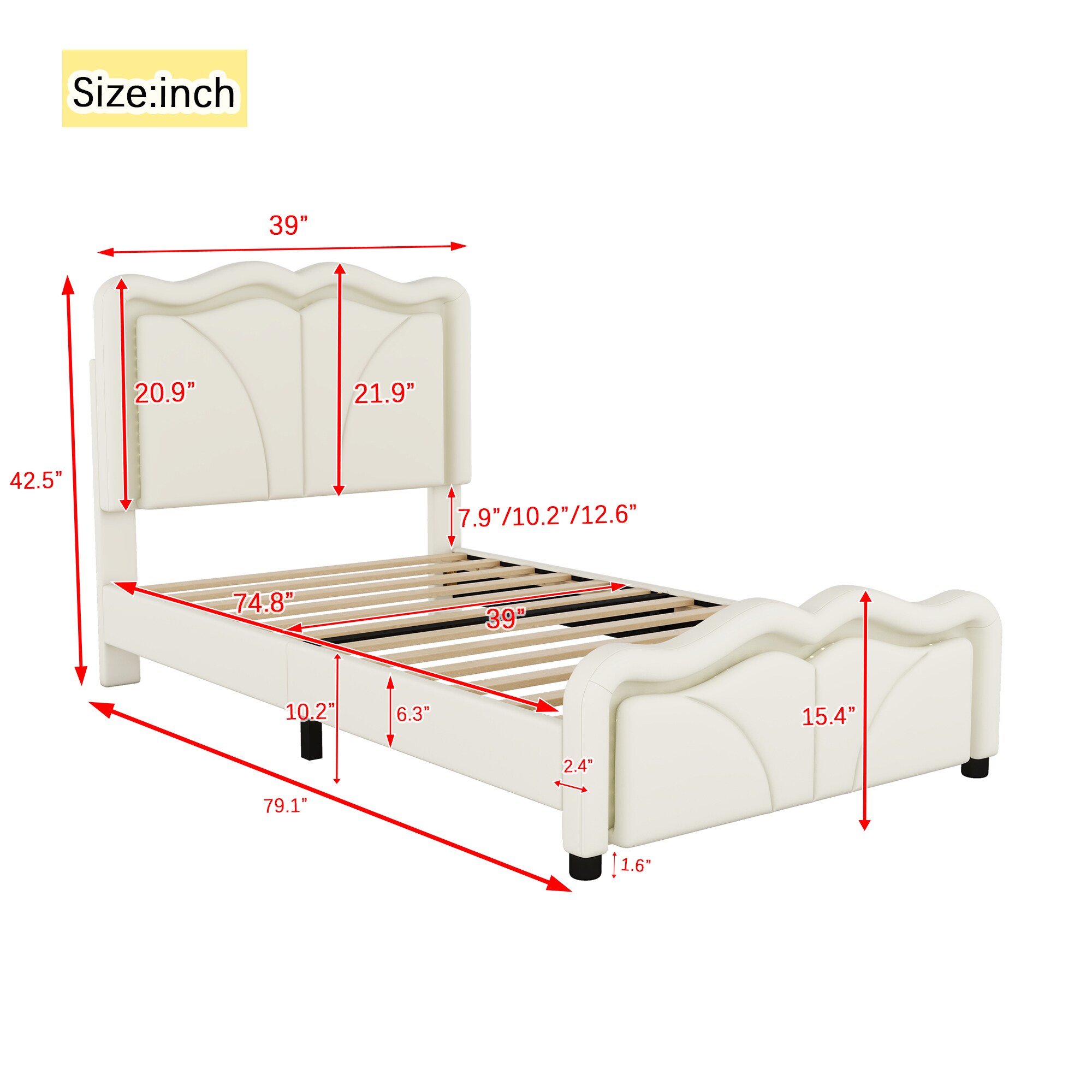 ModernLuxe L3P-WF323748AAK beds - View #3