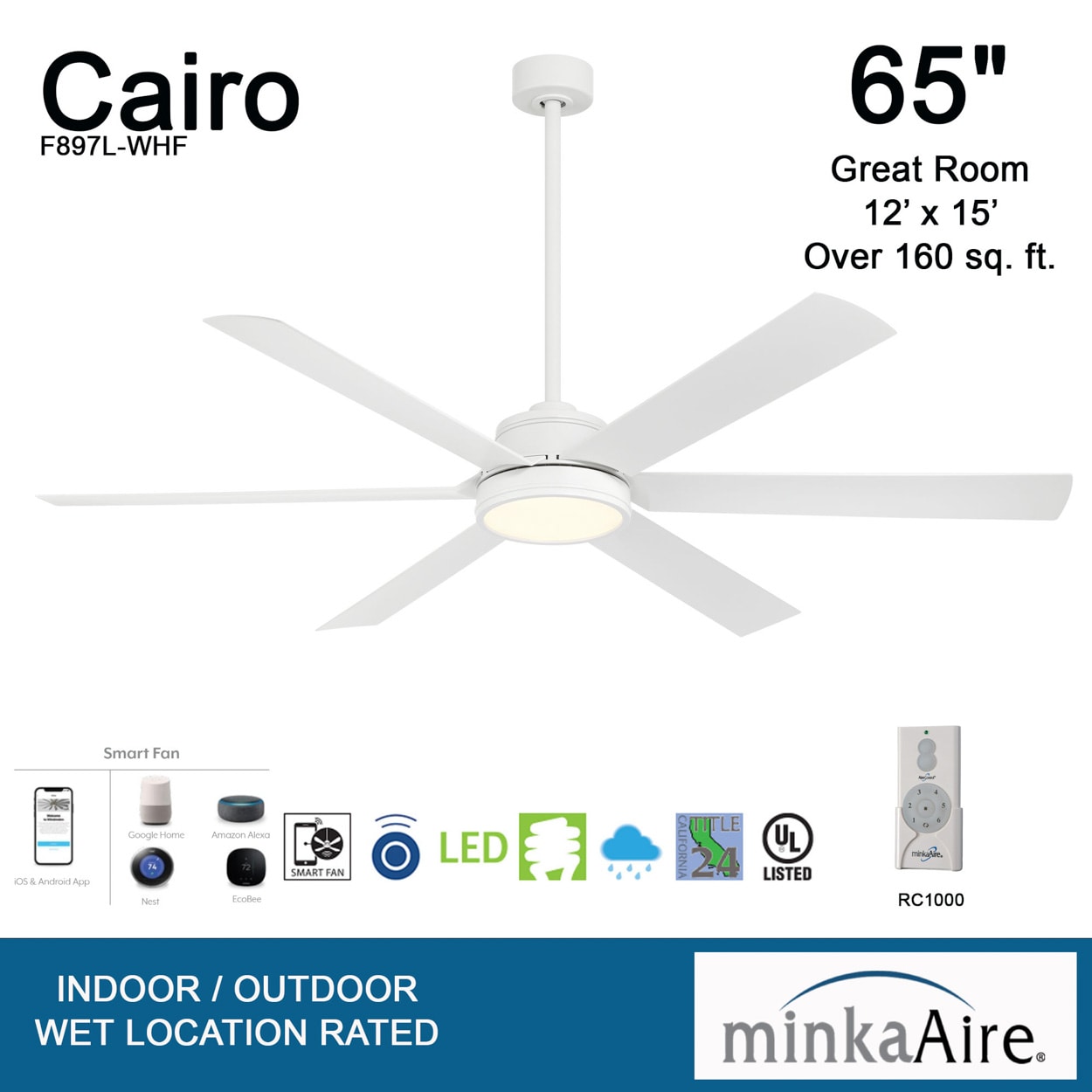 Minka Aire F897L-WHF Ceiling-Fans - View #7