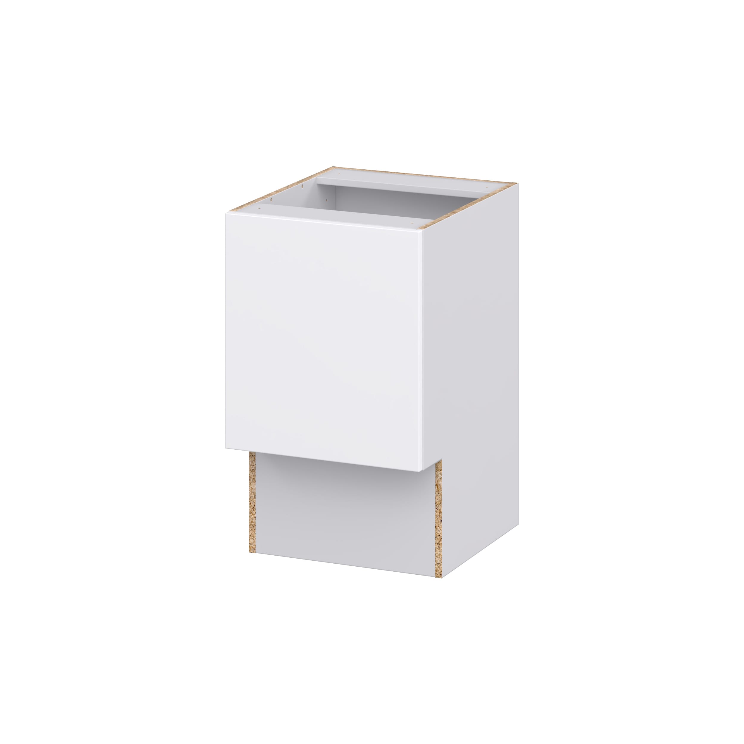 Hugo&Borg DSV18ADA(L/R)-LA Lasalle 18-in W x 34.5-in H x 21-in D Bright White Slab Base Fully assembled Cabinet (Flat Panel Slab)