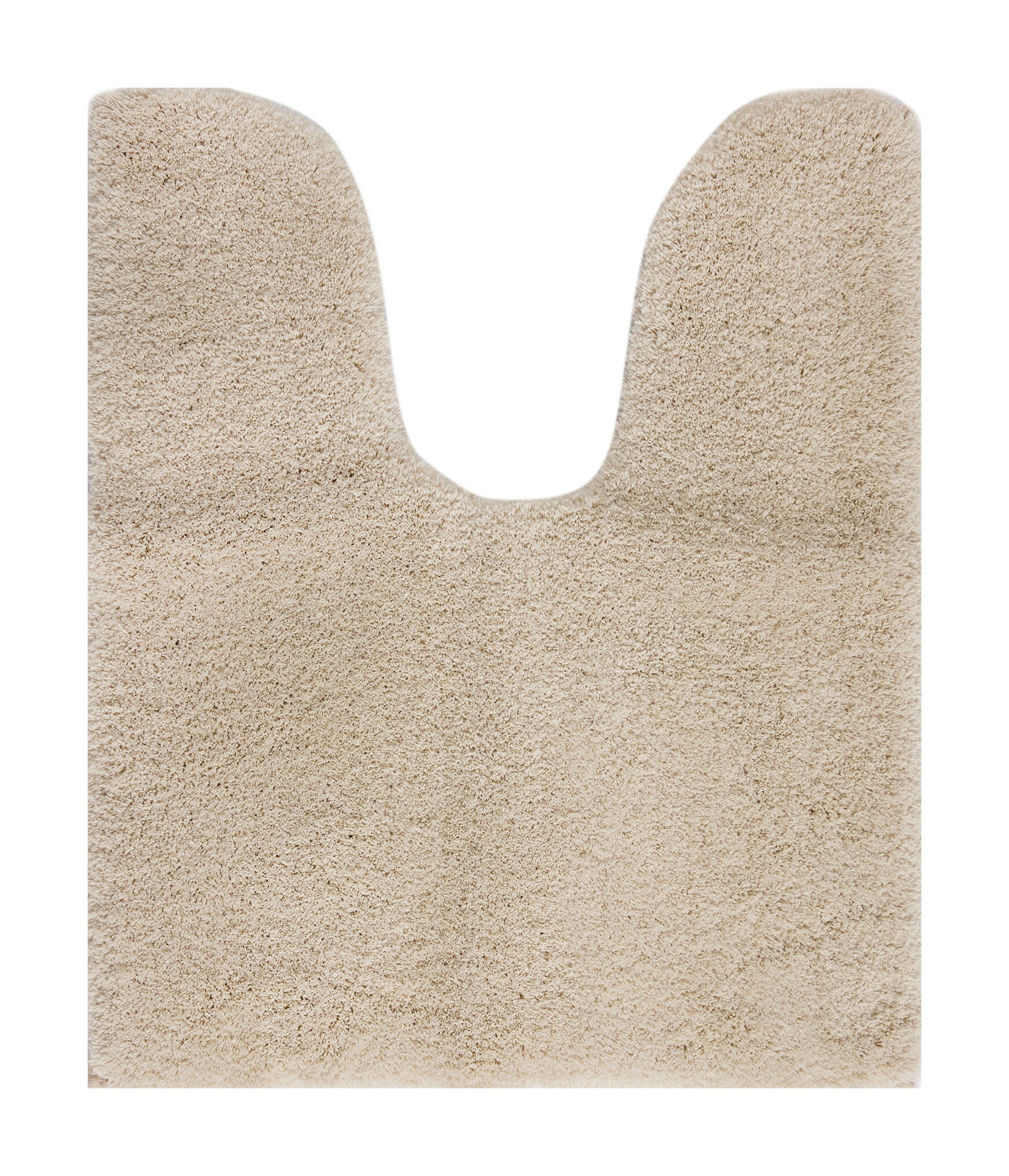 allen + roth 24-in x 60-in Taupe Cotton Bath Mat in the Bathroom