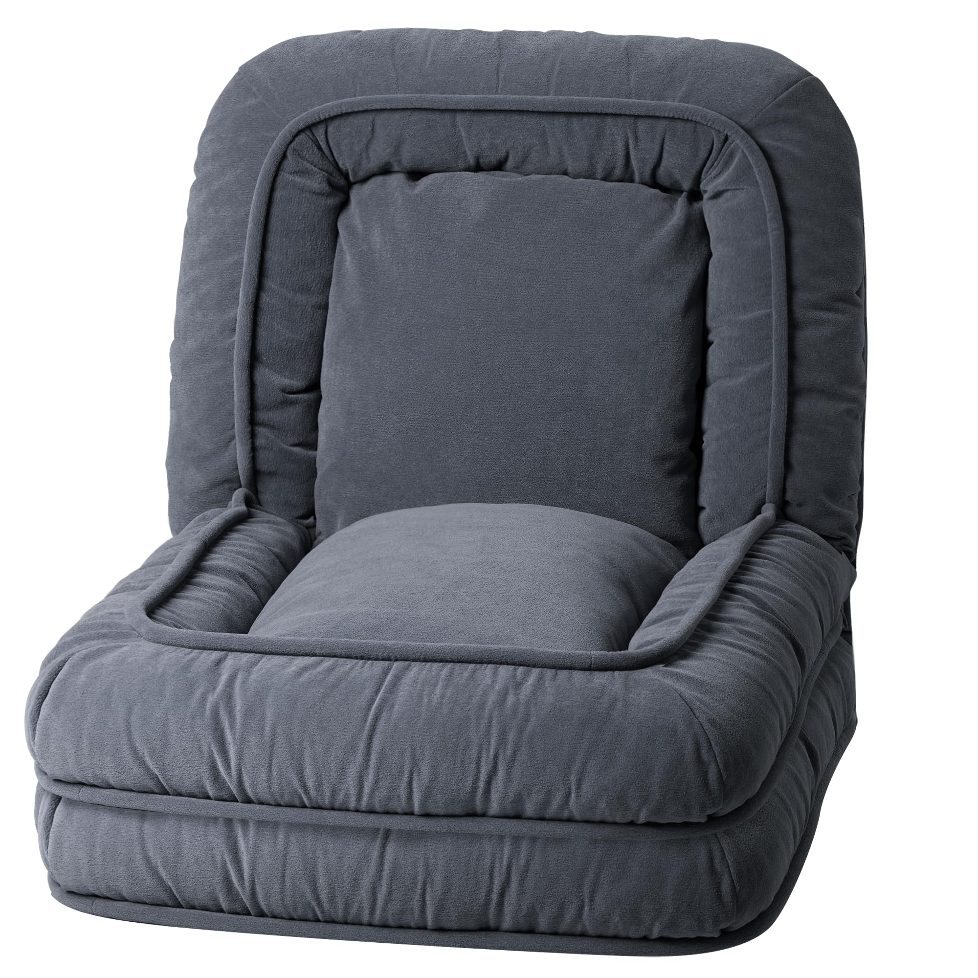 LTMATE Dark Gray Casual Twin Futon LSCOZY-DARKGRAY at Lowes.com