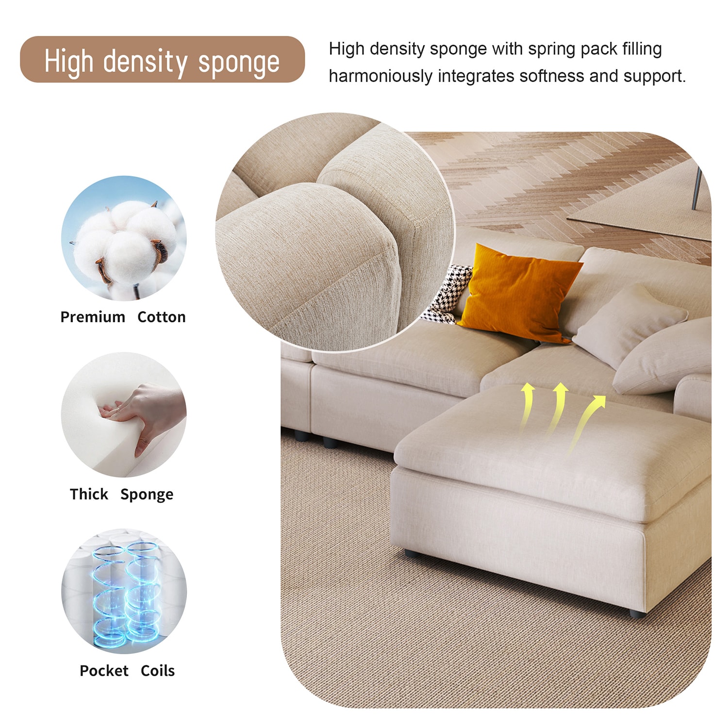 SINOFURN SYA370082GY Sofas-Loveseats - View #9