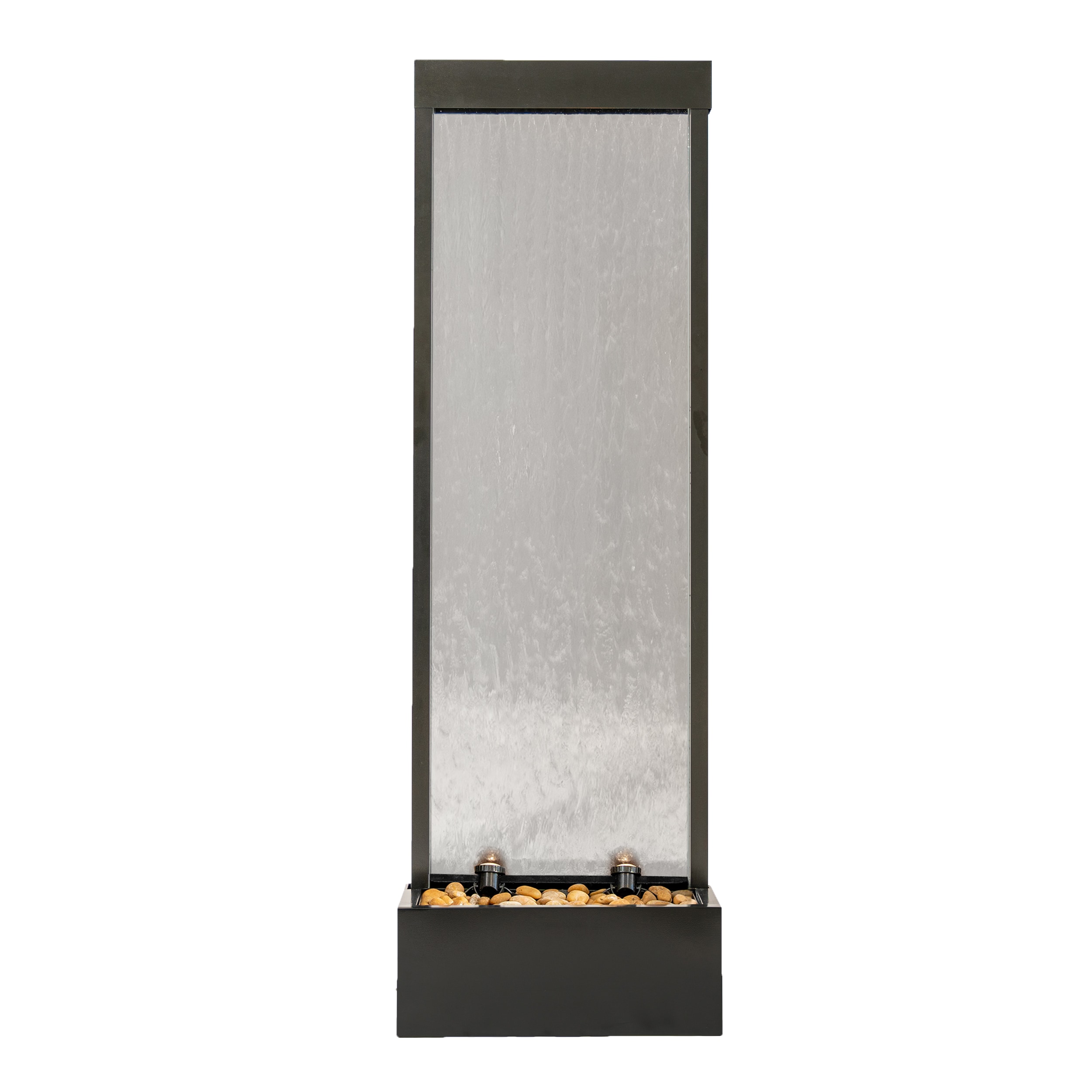 XBrand LWSE1499BK3 68-Inches Metal Wall Indoor Fountain