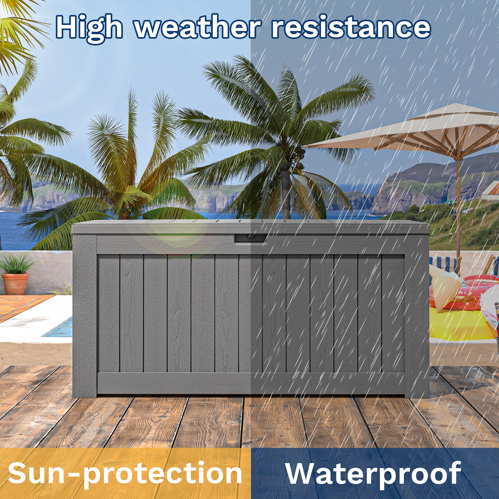 Patiowell WES-PSB24-0432A-DGY Deck-Boxes - View #5