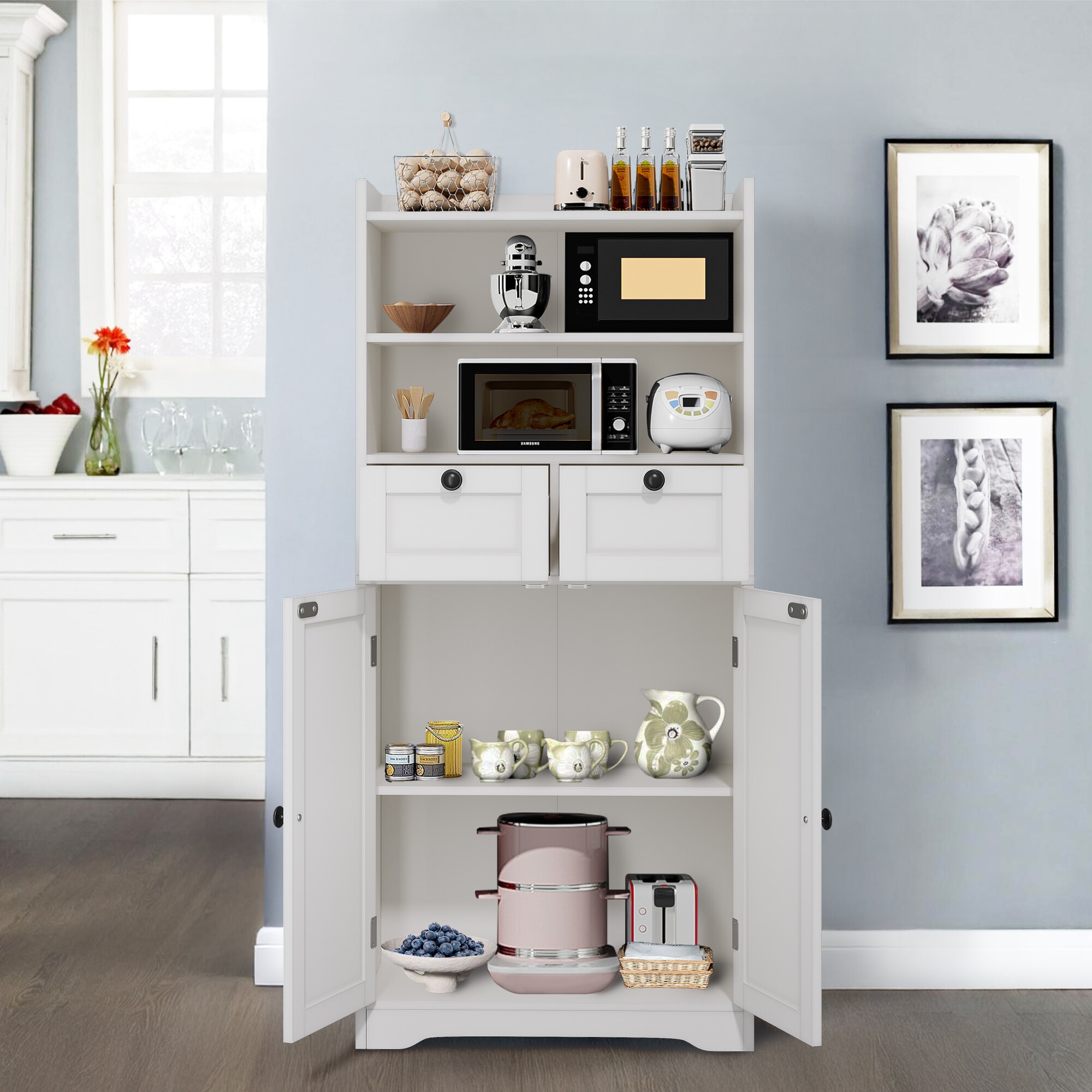 VOUA SAF-JDRYRB-BKCK Linen-Cabinets - View #2