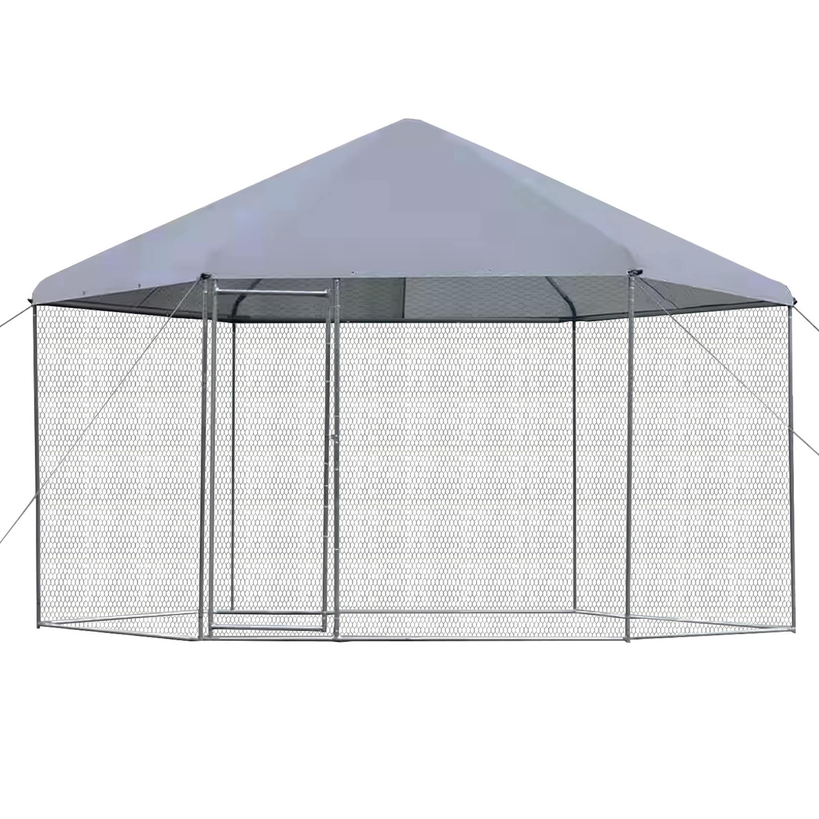Maocao Hoom JL133465 Silver Metal Chicken coop