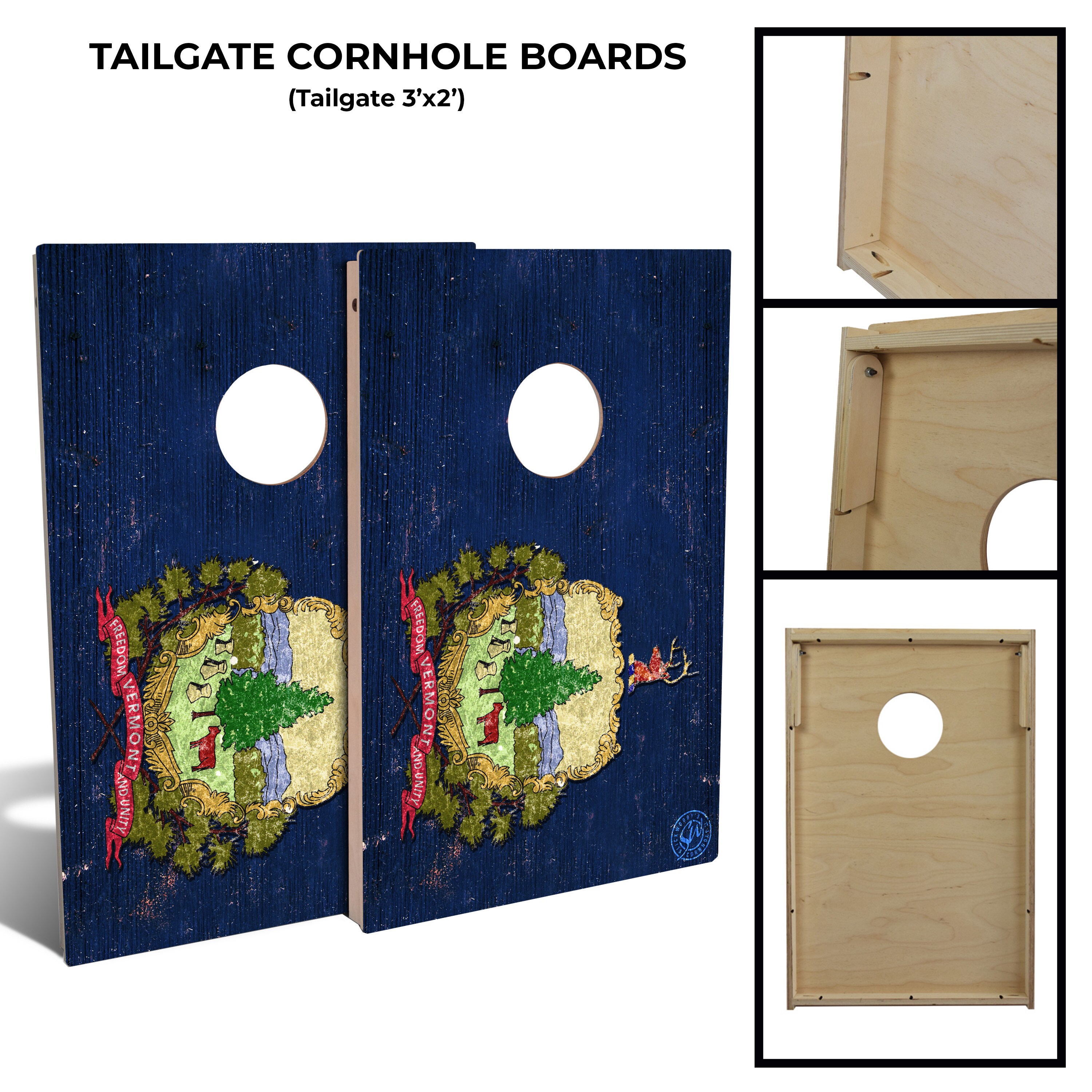 Chicago Bulls and Bears hand painted cornhole boards!