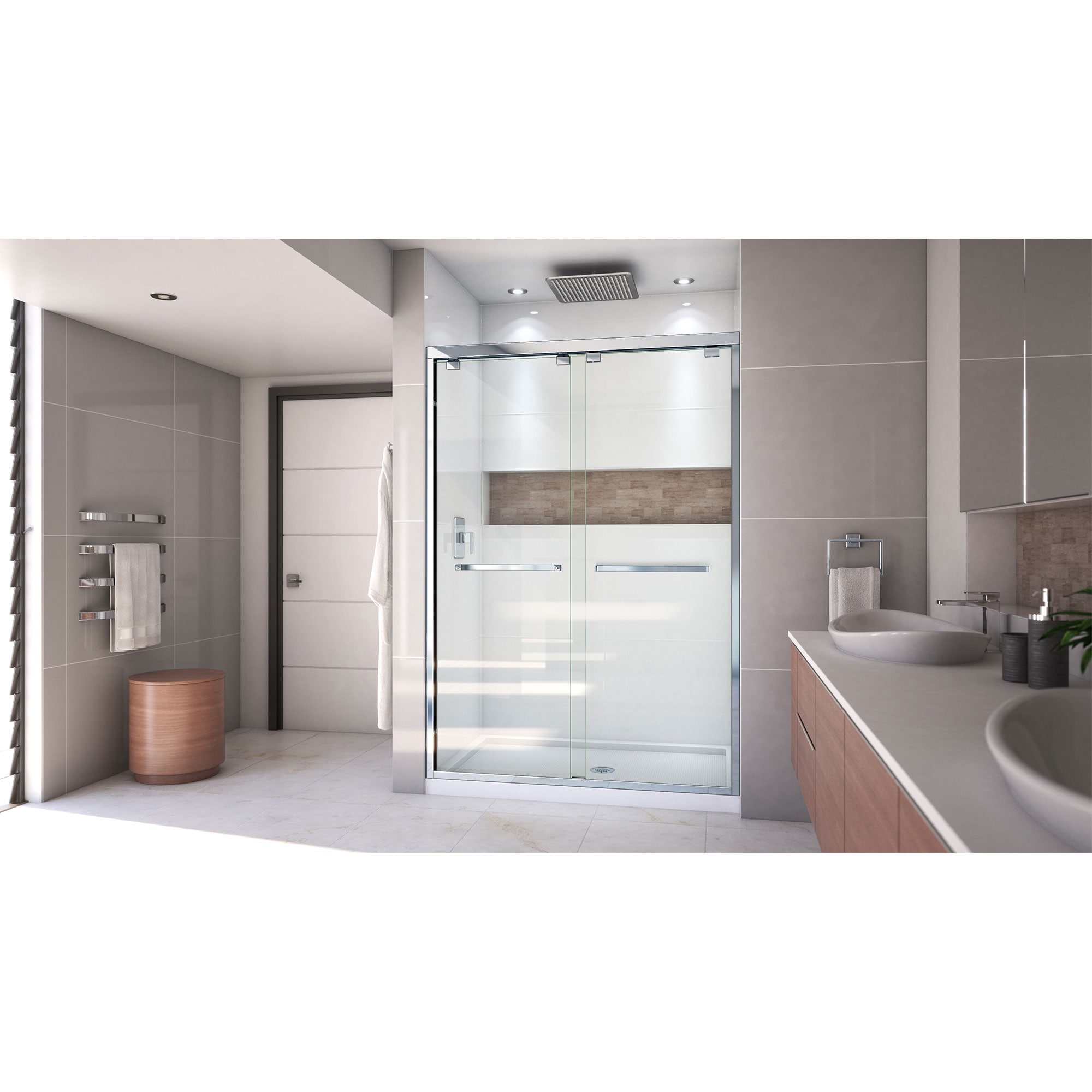 DreamLine DL-7003C-01 Alcove-Shower-Kit - View #2