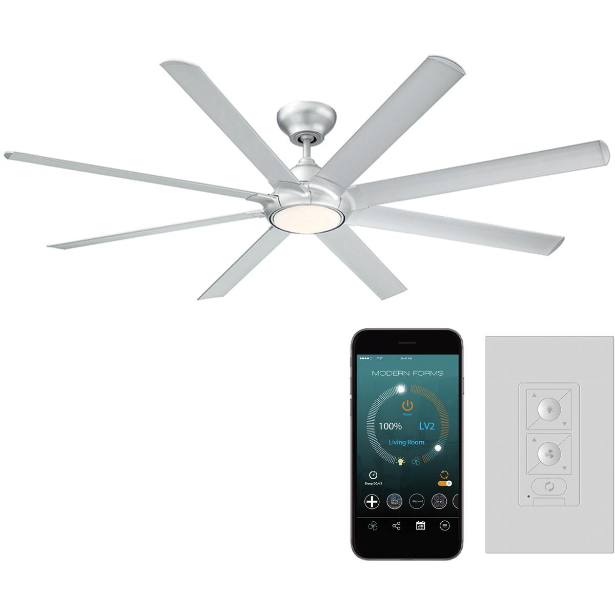 Modern Forms 1720132 FR-W1805-80L-35-TT Hydra Indoor Ceiling Fan Titanium