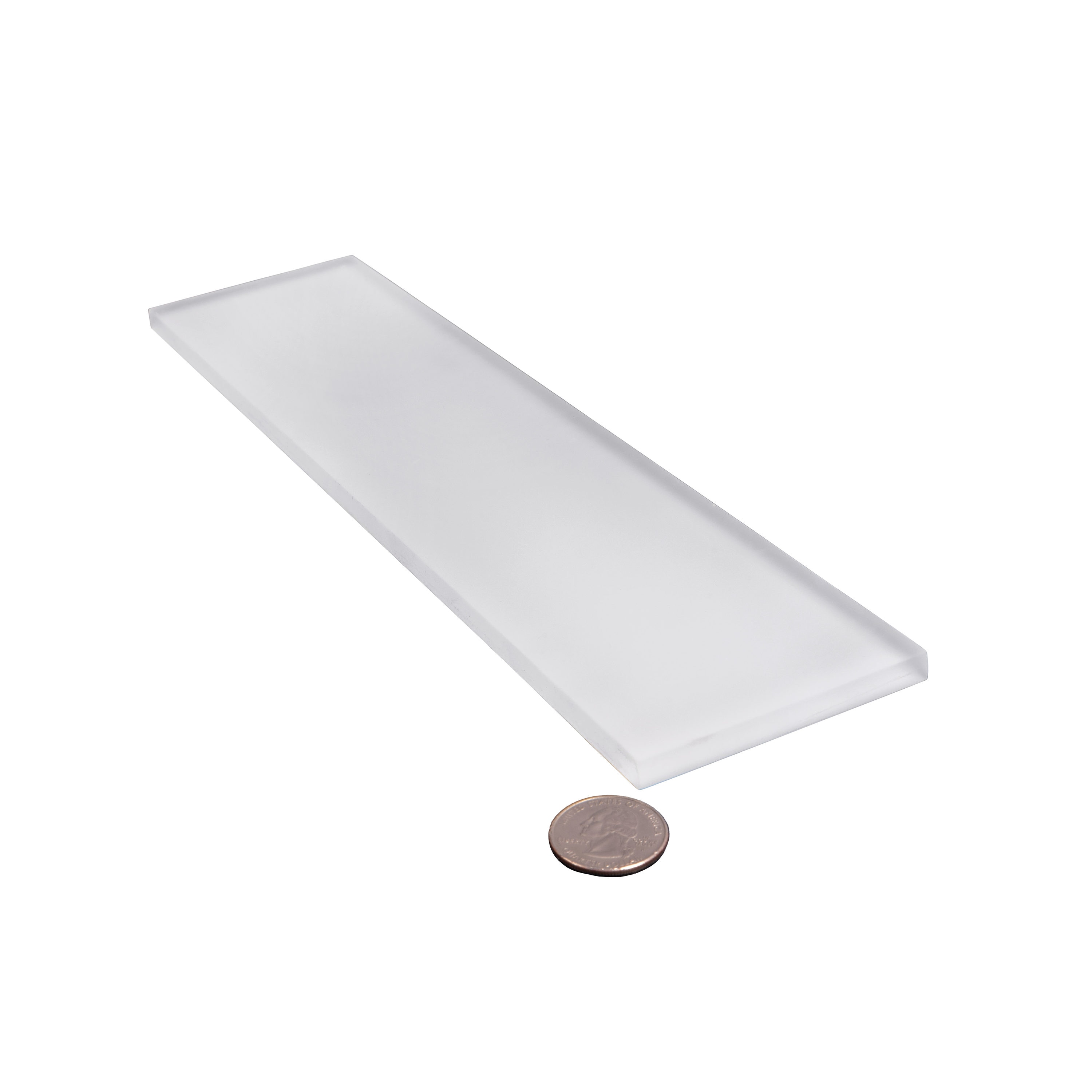 Apollo Tile (Sample) White 3-in x 12-in Matte Glass Floor and Wall Tile
