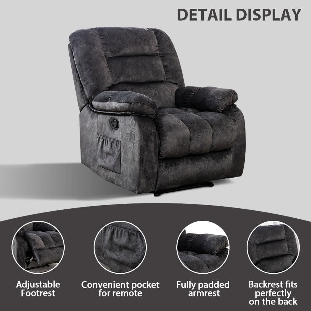 Bestier USLOW-L502637E-DGRE recliners - View #3