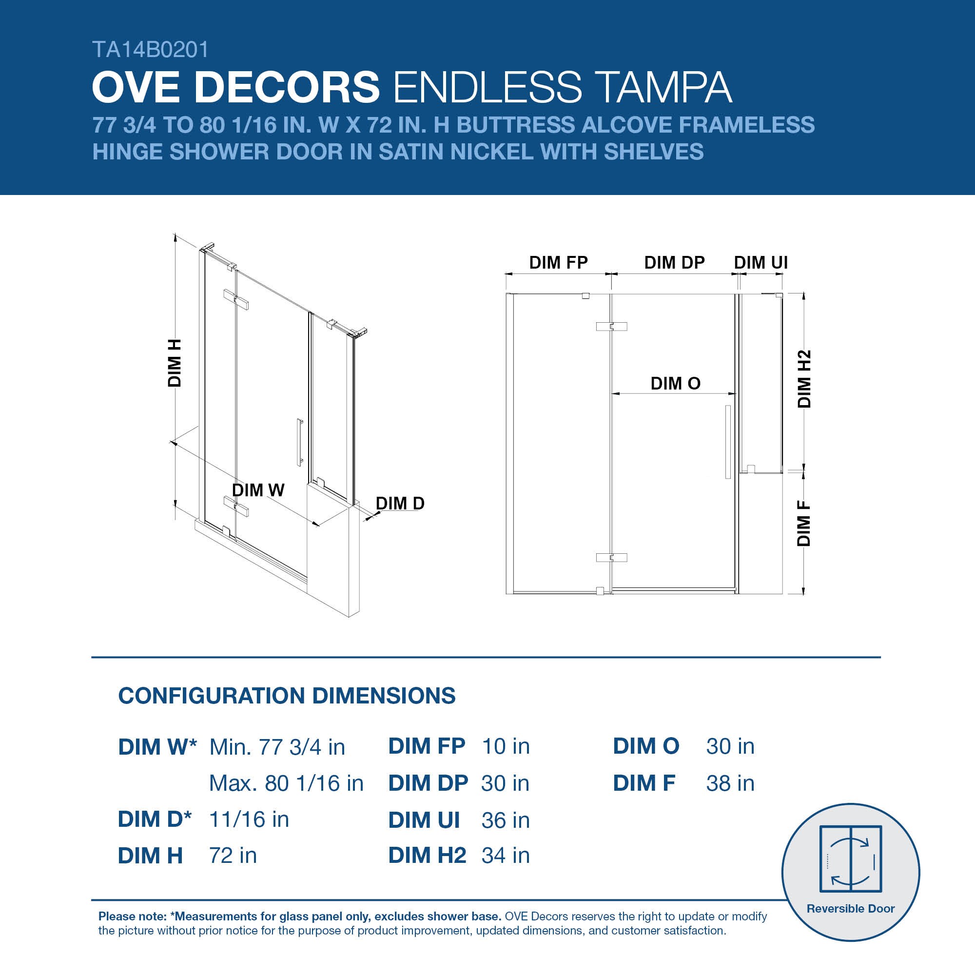 OVE Decors 828796072021 Shower-Doors - View #2