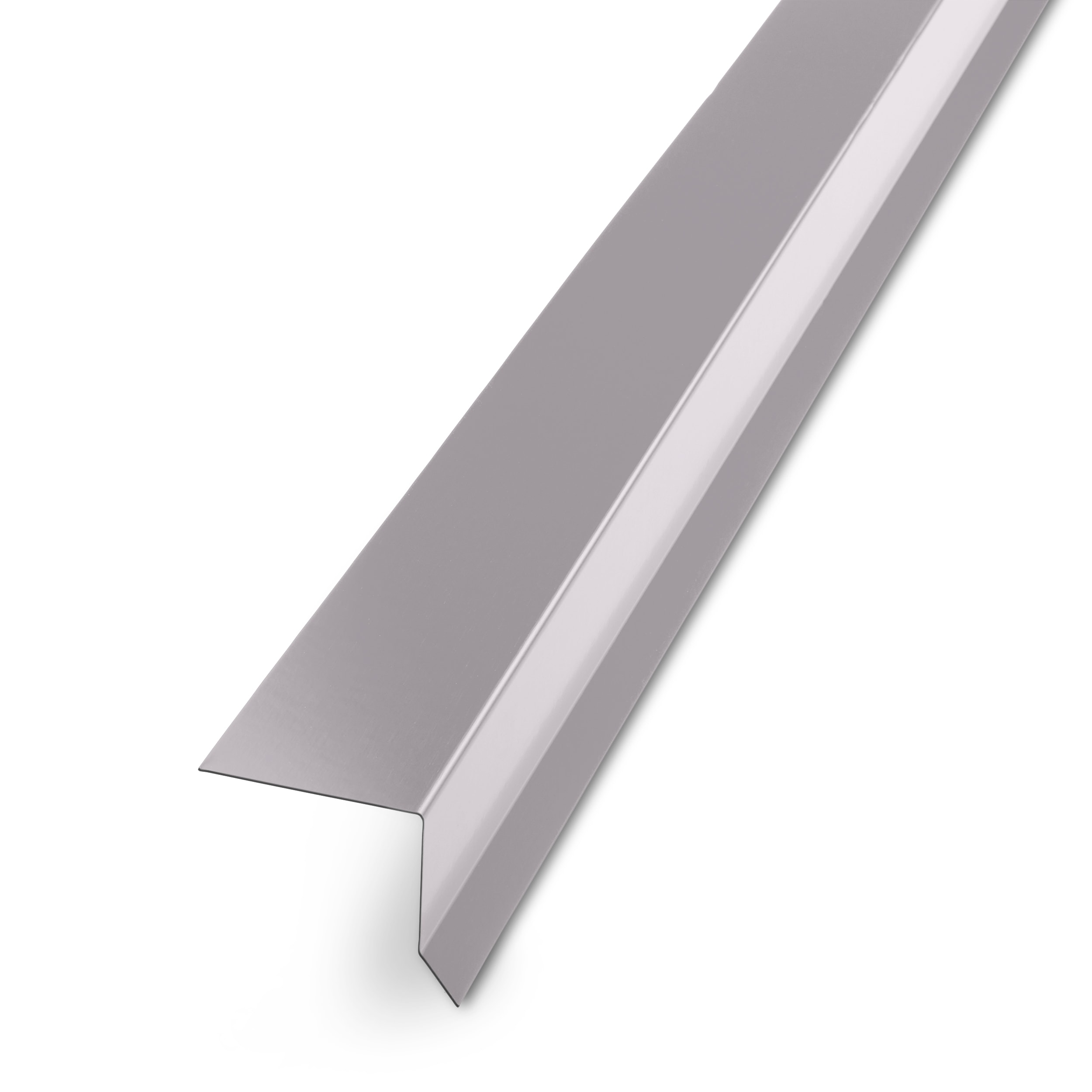 Union Corrugating ST-RE-1000-738 Master Rib 2.5-Inches x 10-Feet White Galvanized steel Drip Edge
