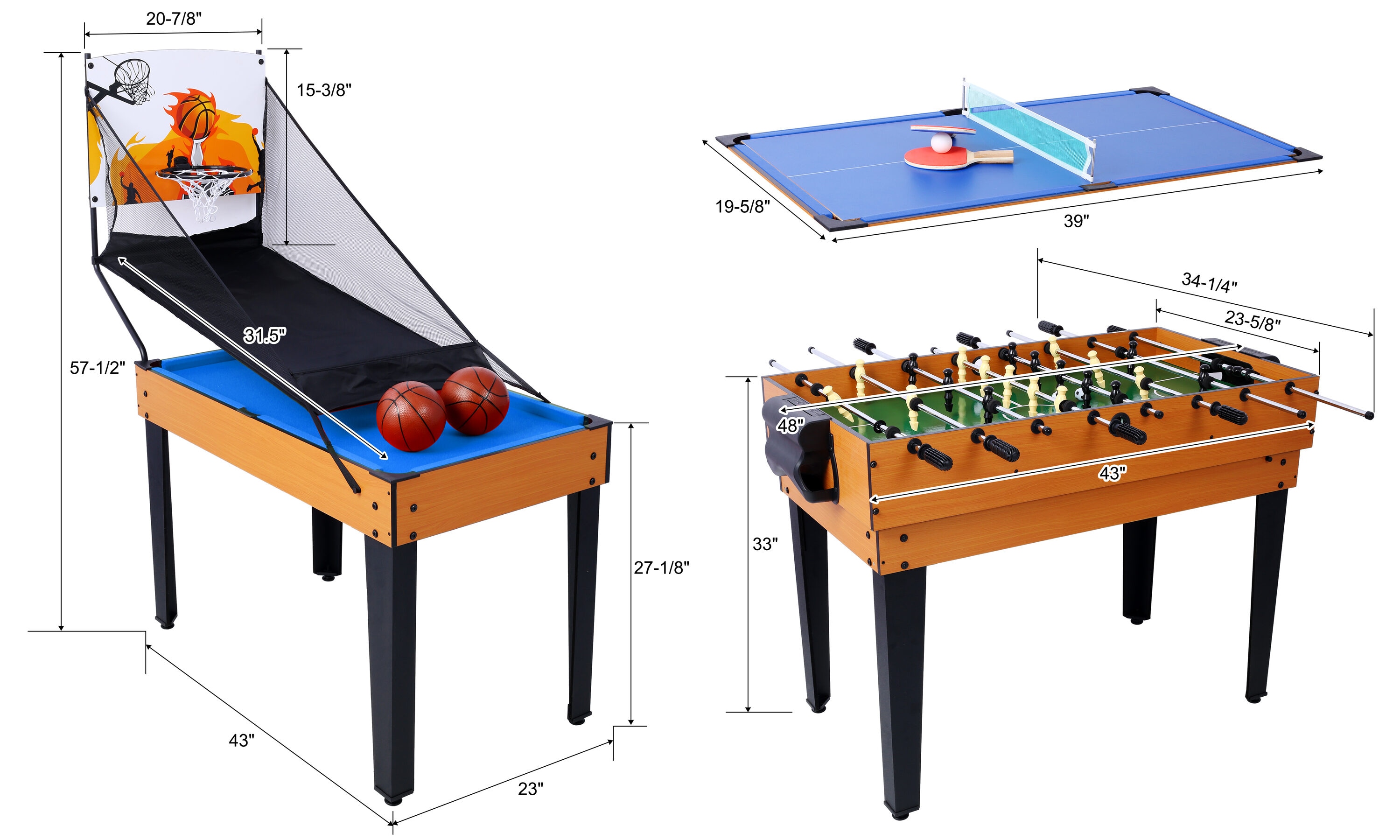 Siavonce XH24970 Multi-Game-Tables - View #11