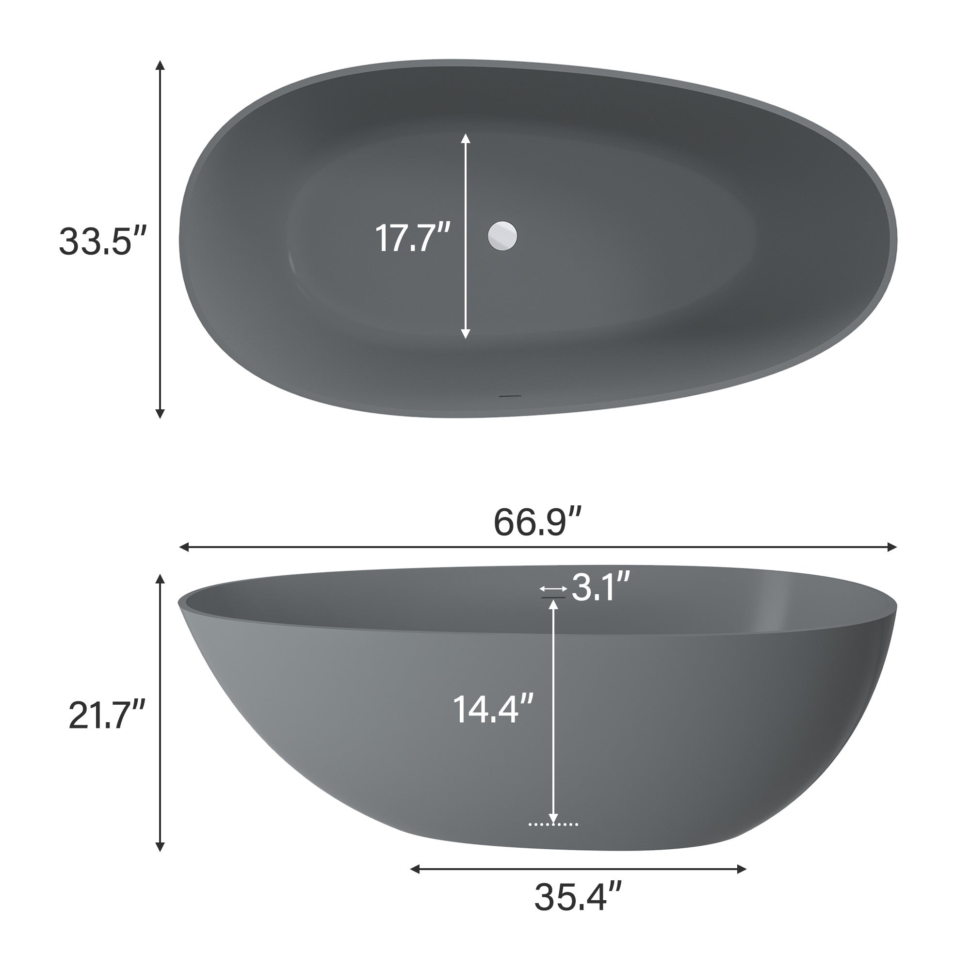 Boyel Living BL00567MG bathtubs - View #2
