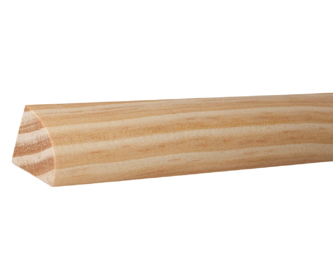 RELIABILT L0010612 11/16-in x 11/16-in x 12-ft Classic Unfinished Pine Quarter round Moulding