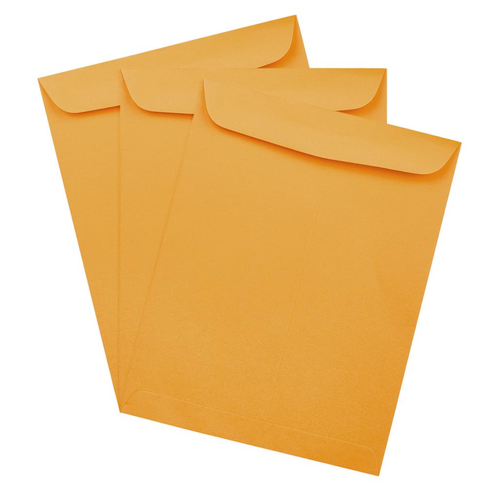 JAM Paper A2 Brown Kraft Open End Catalog Envelopes, 12 x 15.5