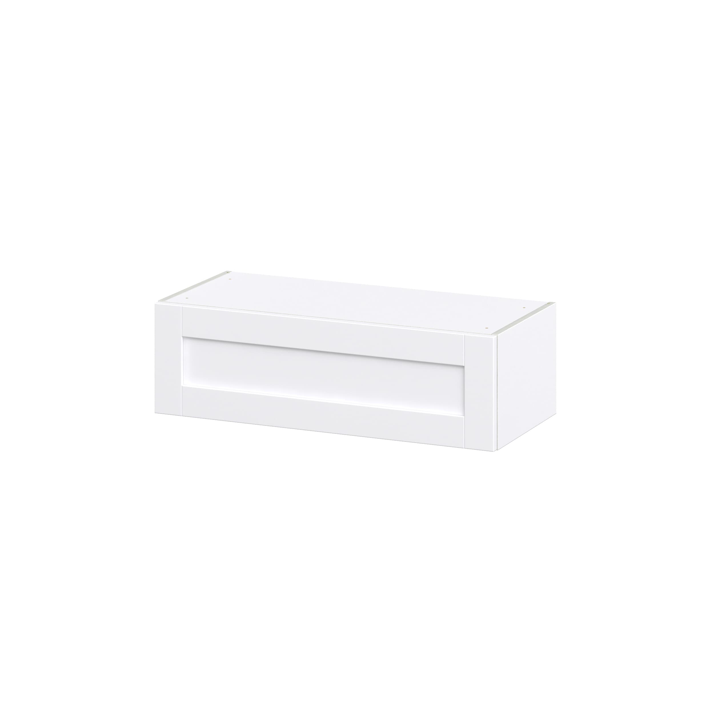 Hugo&Borg Rosemont 33-in W x 15-in H x 14-in D Glacier White Wall Fully Assembled Cabinet (Recessed Panel Shaker Door Style)