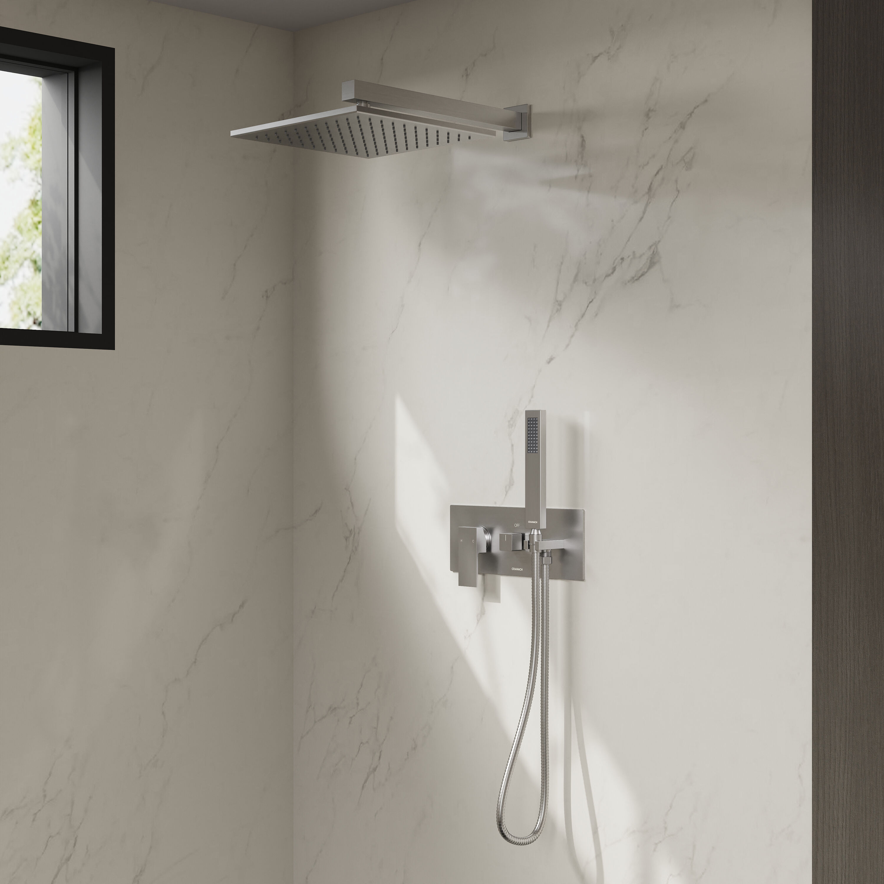 CRANACH C04.CR13.BN Showerhead-Bar-Panels - View #6