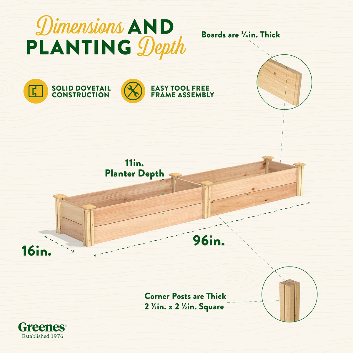 Greenes Fence RC169612P Raised-Garden-Beds - View #7