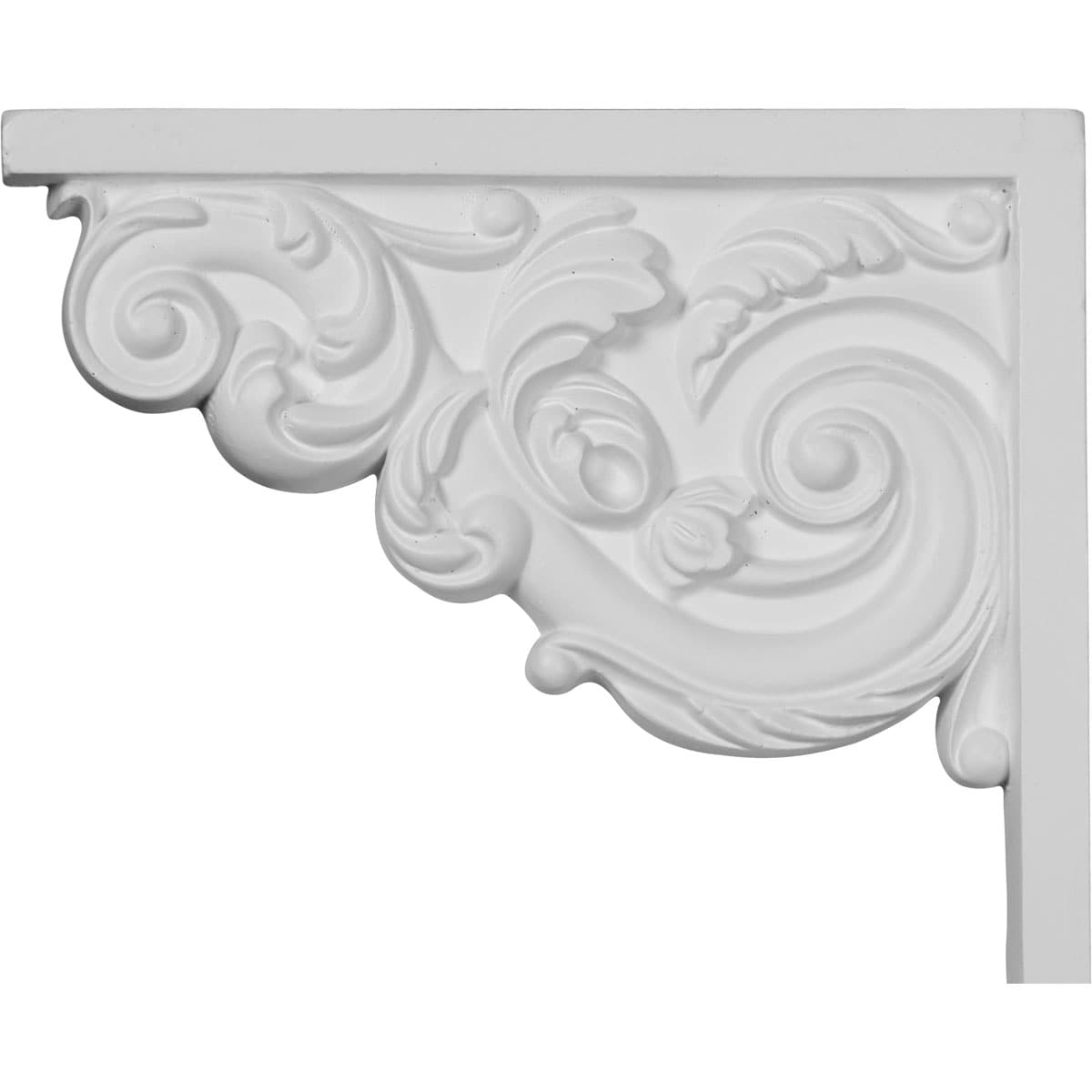 Ekena Millwork SB08X07AS-L Ashford 8.75-Inches W x 7.125-Inches H Primed Applique