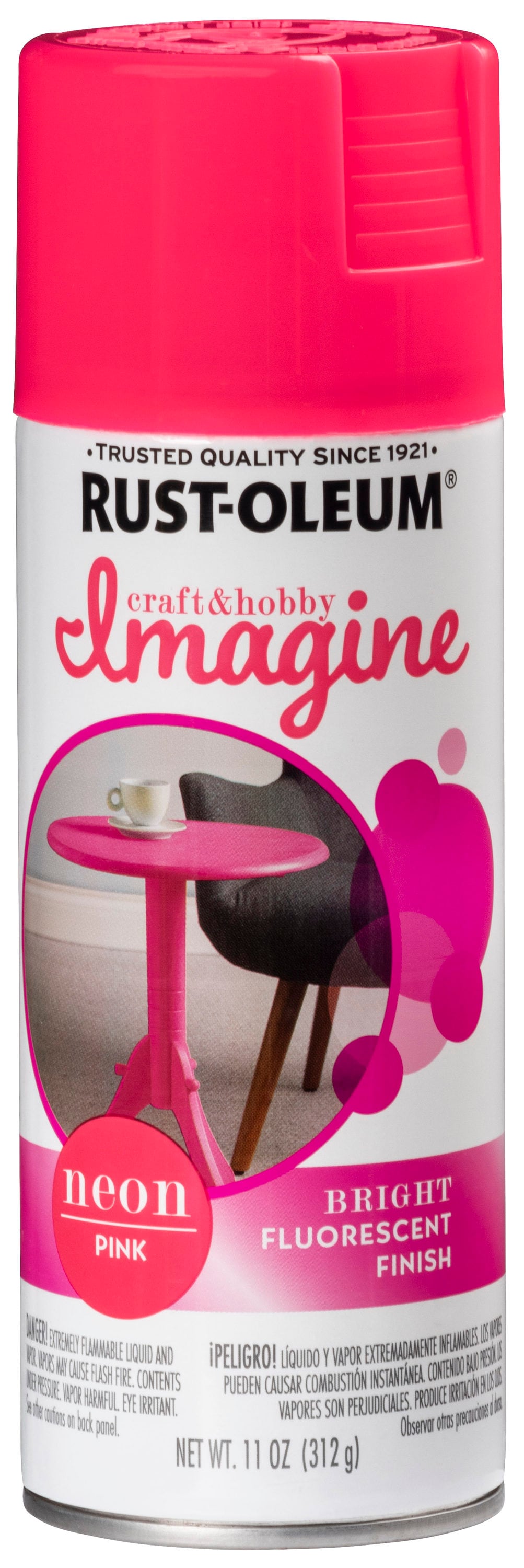 Rust-Oleum Specialty 11 oz. Fluorescent Pink Spray Paint 342569 - The Home  Depot