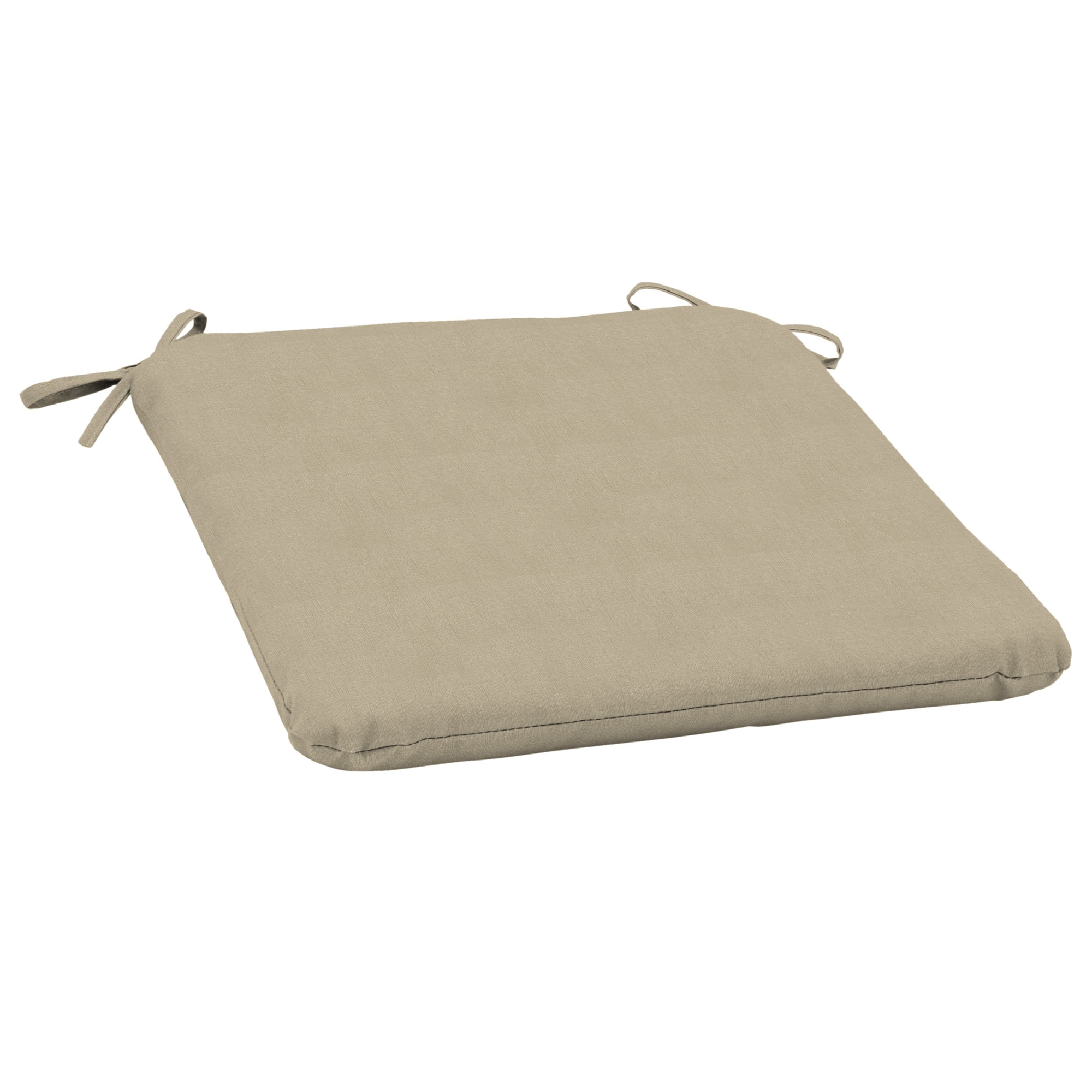 allen + roth 25-in x 25-in 2-Piece Madera Linen Wheat Deep Seat Patio Chair  Cushion at