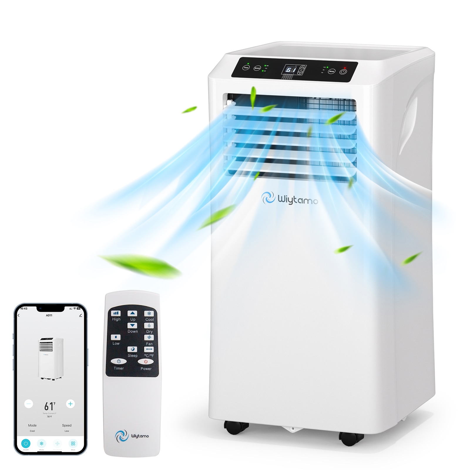  BLACK+DECKER 12,500 BTU Portable Air Conditioner with Remote  Control, White : Home & Kitchen