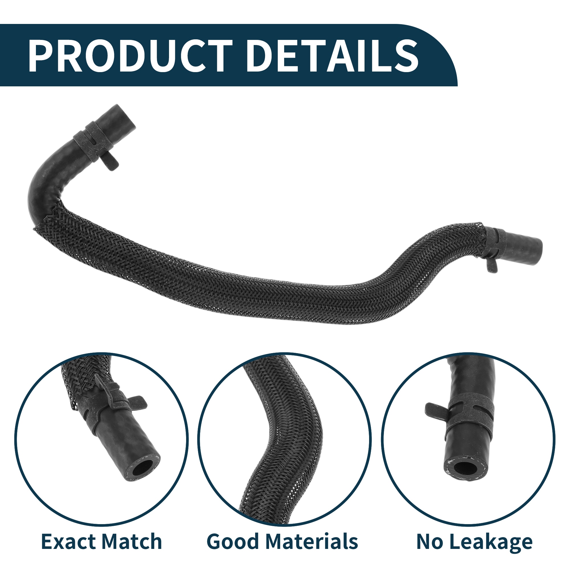 Top & Bottom Radiator Hose Set W/ Bypass – Fits Land Rover Series 3 (68–84) Petrol