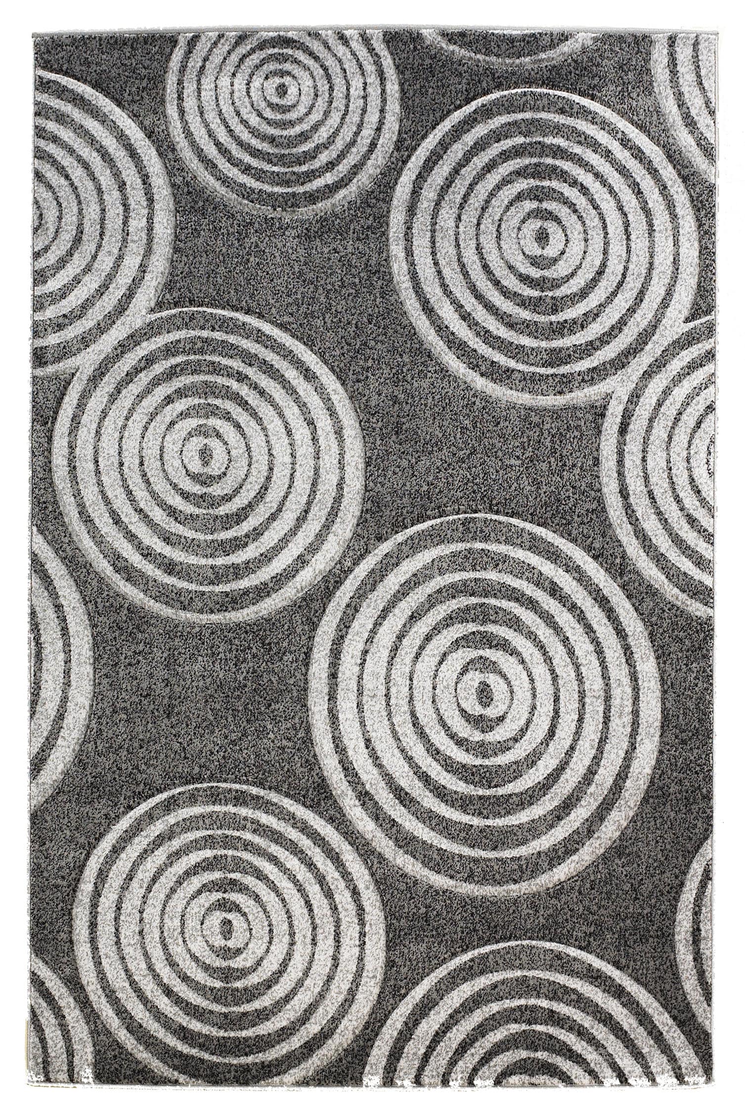 Linon RUG-MN2181 Milan 8 X 10 (ft) Black Indoor Geometric Area Rug